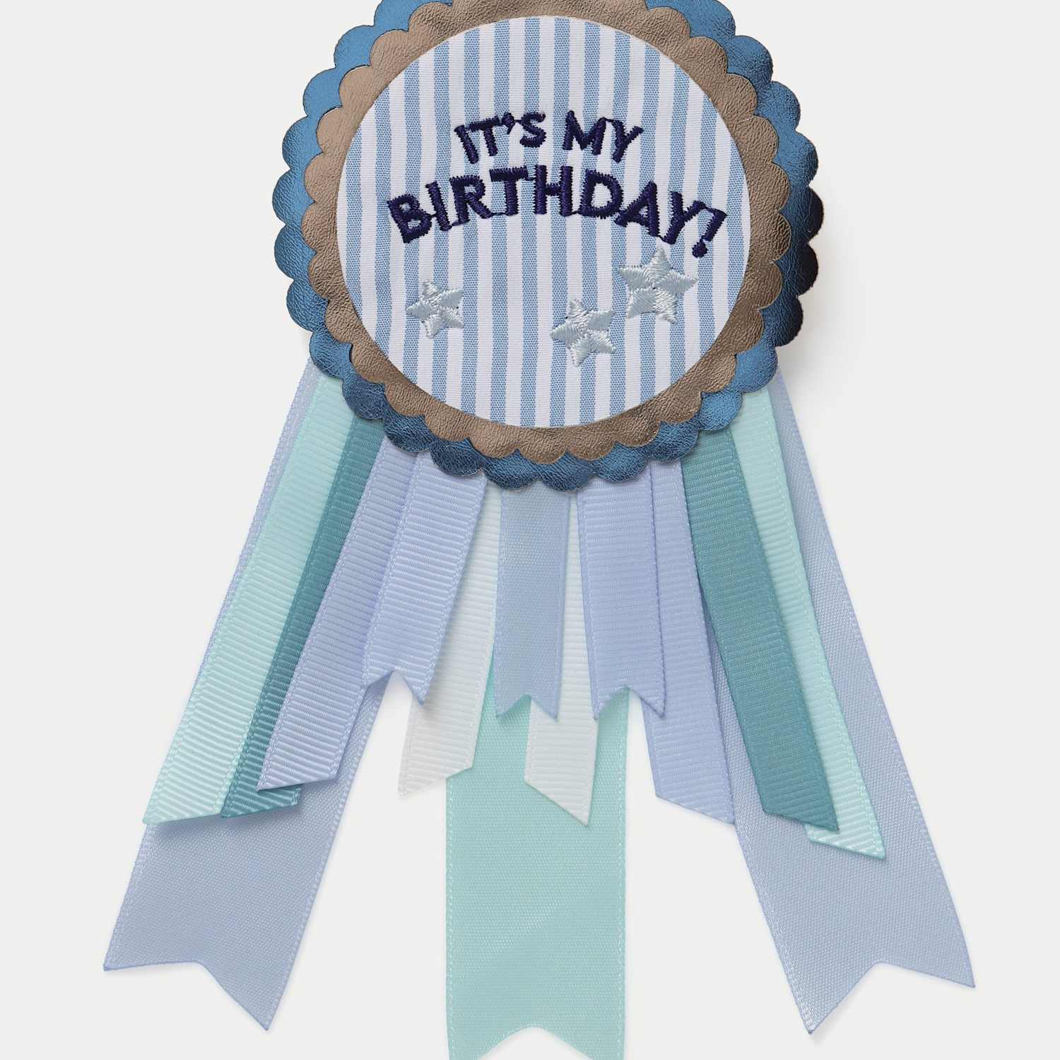 M&S Girls Birthday Circular Badge - S-M - Multi