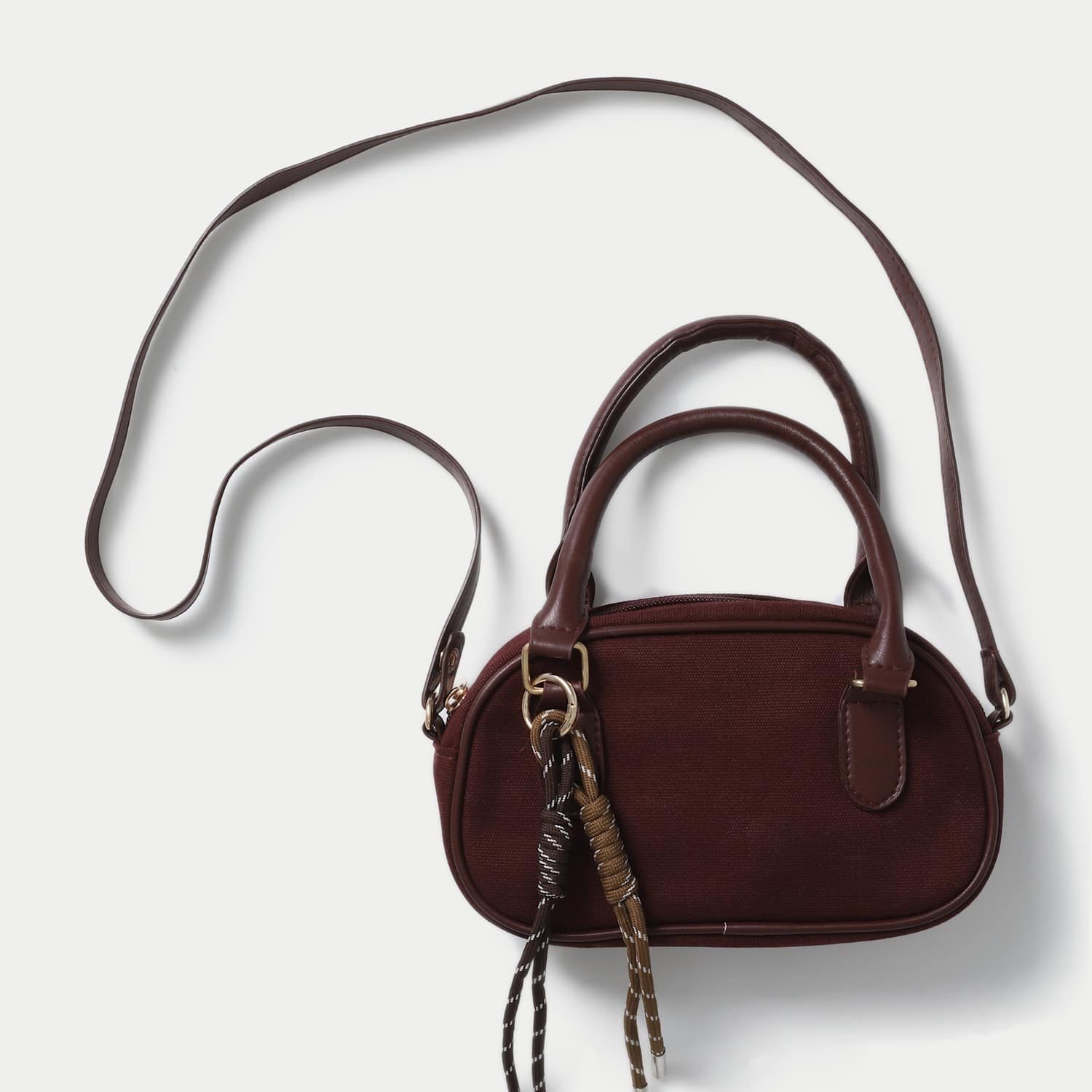 M&S Girls Burgundy Bowling Bag