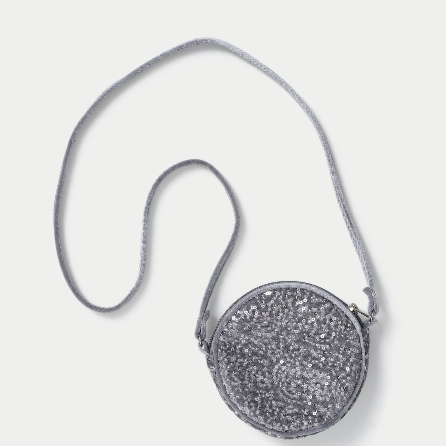 M&S Girls Silver Sequin Bag