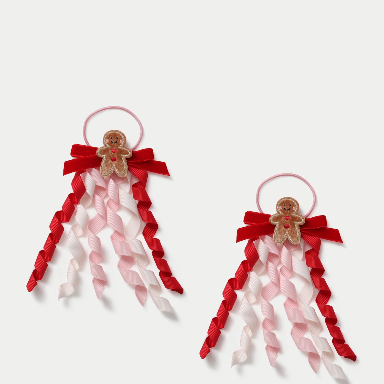 M&S Girls Christmas Gingerbread Spirals - Red Mix
