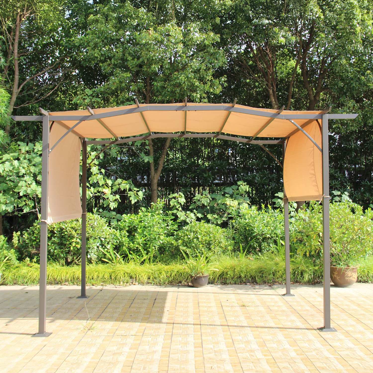 Royalcraft San Remo Pergola - Natural Mix - Available at M&S