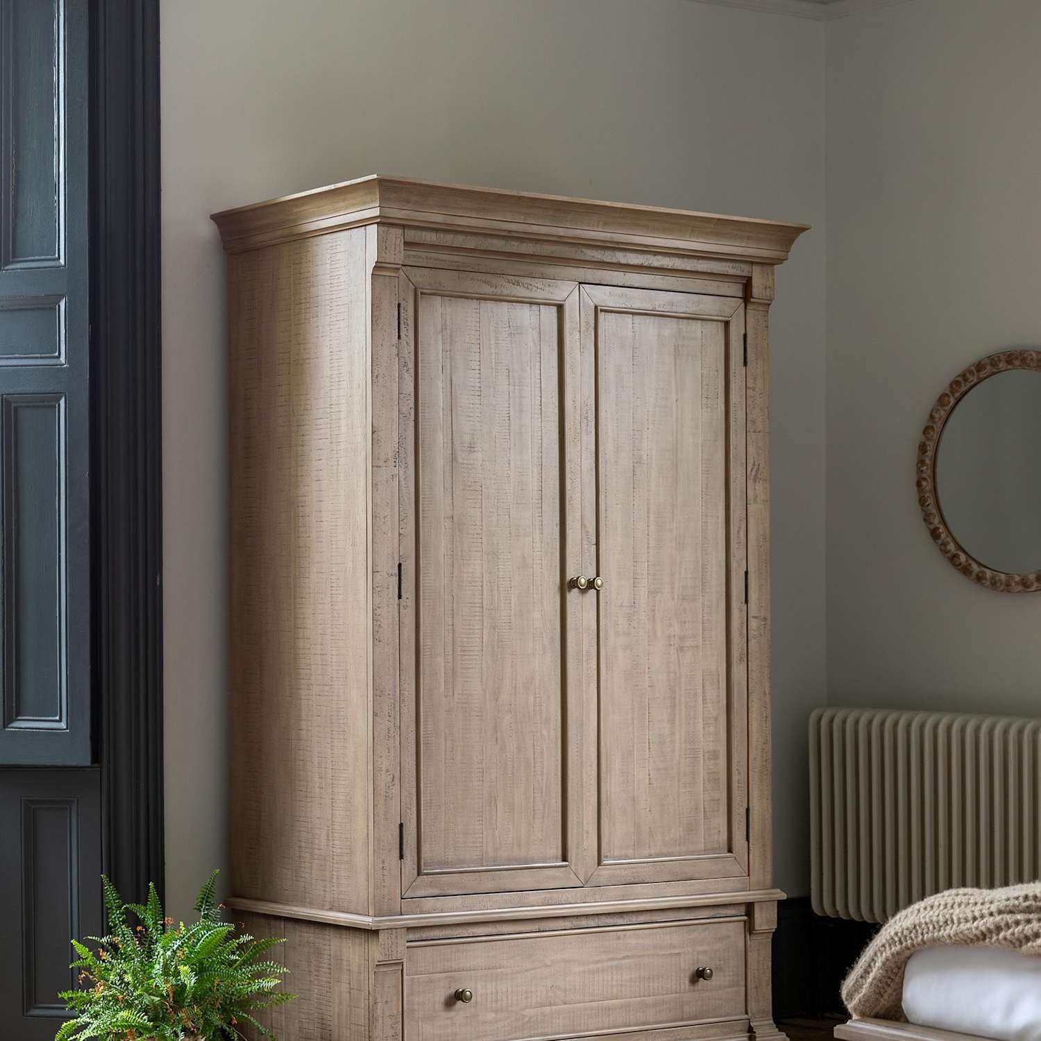 Gallery Direct Vancouver 1 Drawer Double Wardrobe - Natural - Available at M&S