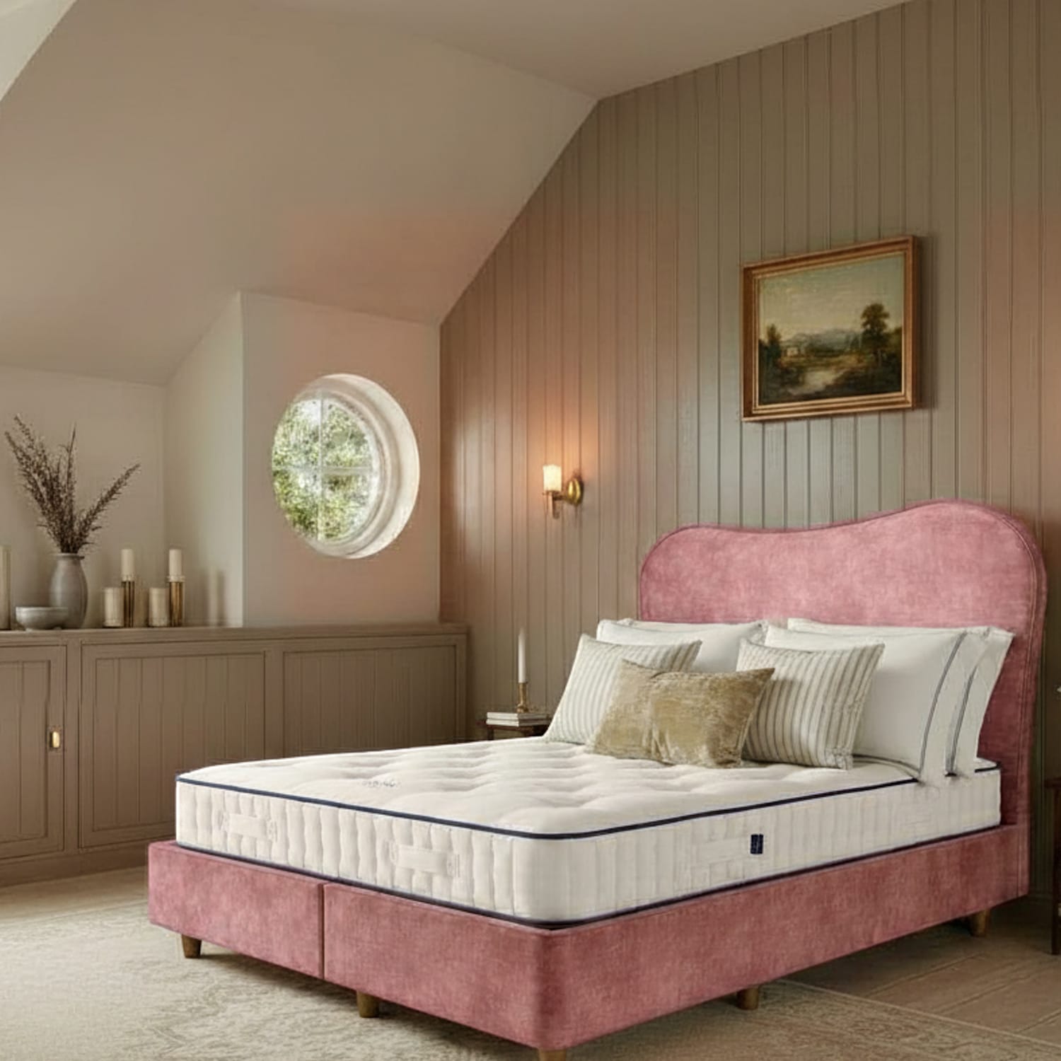 Harrison Spinks Dusk 5750 Medium Pocket Sprung Dual Side Mattress - Small Double (4ft) - White - Available at M&S