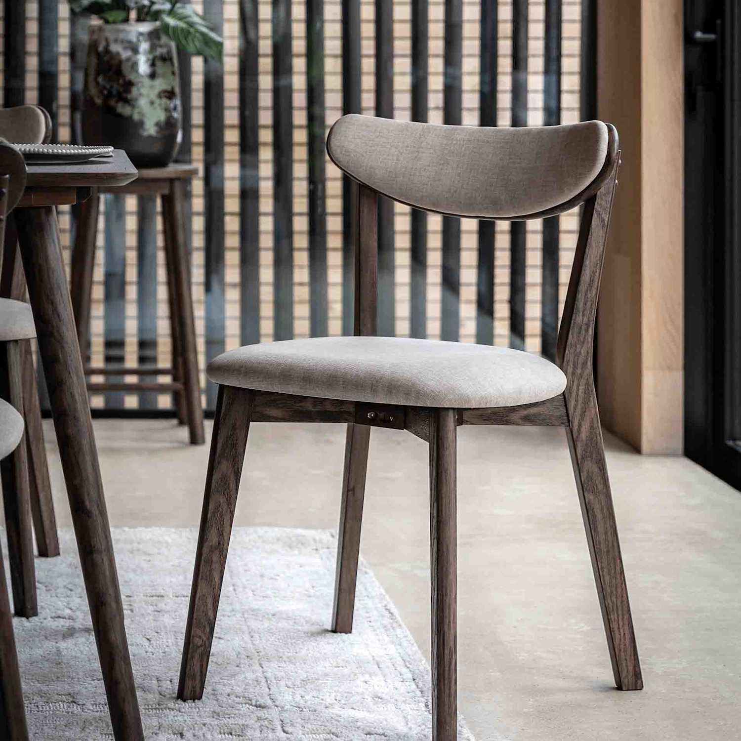 Gallery Direct Set of 2 Hatfield Dining Chairs - Brown Mix - Available at M&S
