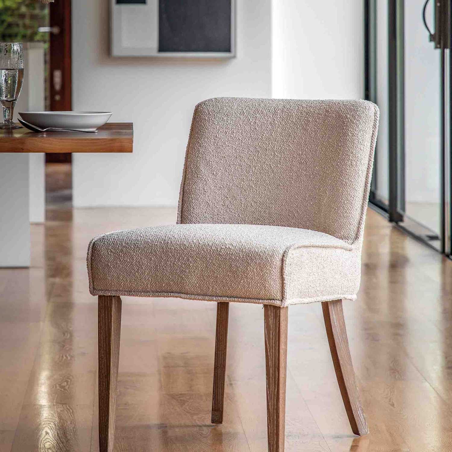 Gallery Direct Set of 2 Tarnby Dining Chairs - Beige Mix - Available at M&S