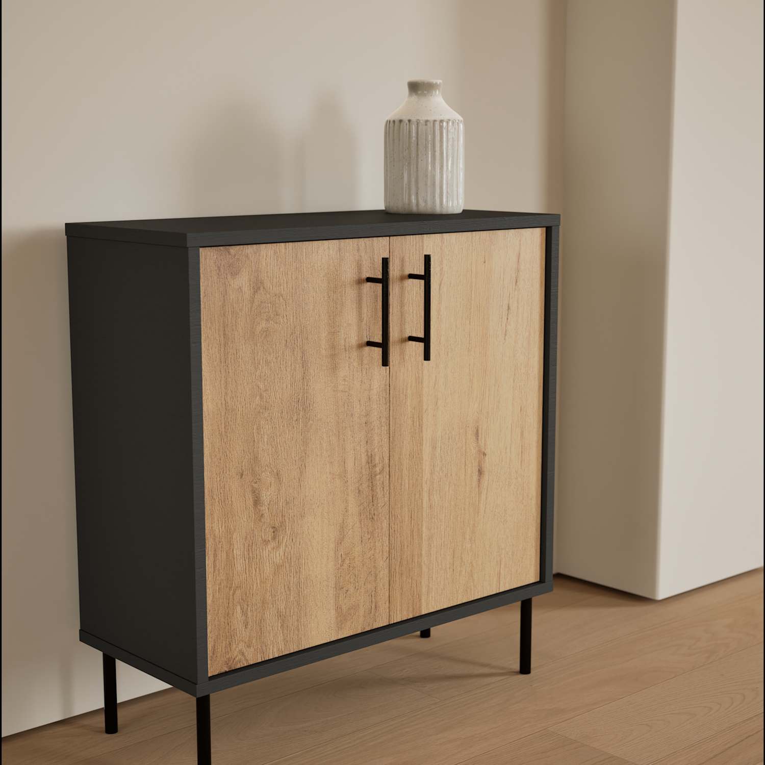 Gallery Direct Holt 2 Door Sideboard - Natural Mix - Available at M&S