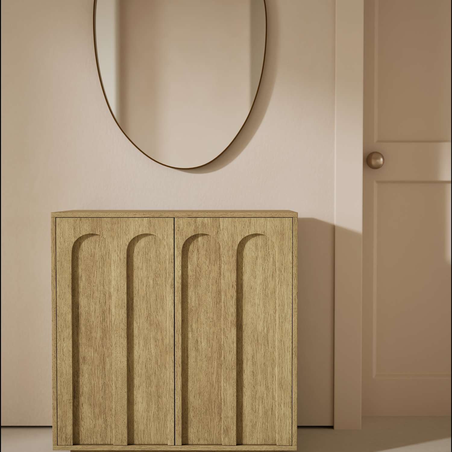 Gallery Direct Oslo 2 Door Sideboard - Natural - Available at M&S