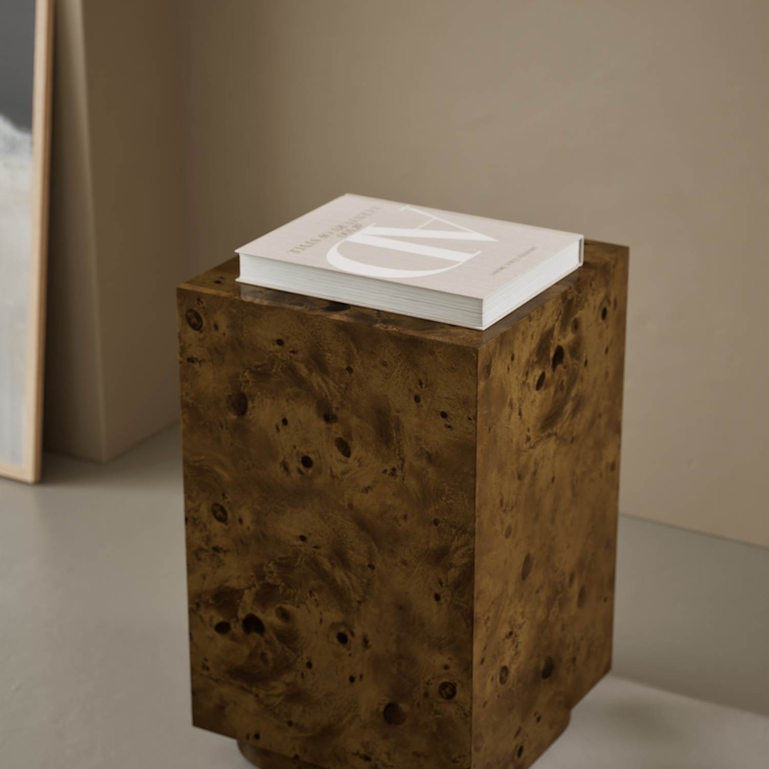 Gallery Direct Burl Side Table - Natural Mix - Available at M&S