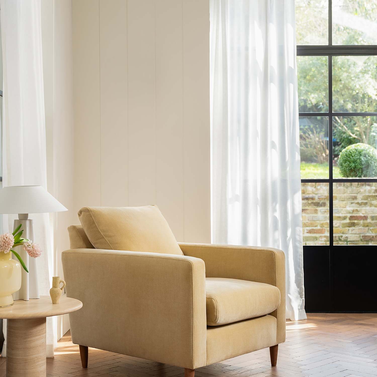 Barker And Stonehouse Todd Armchair - Sand - Available at M&S