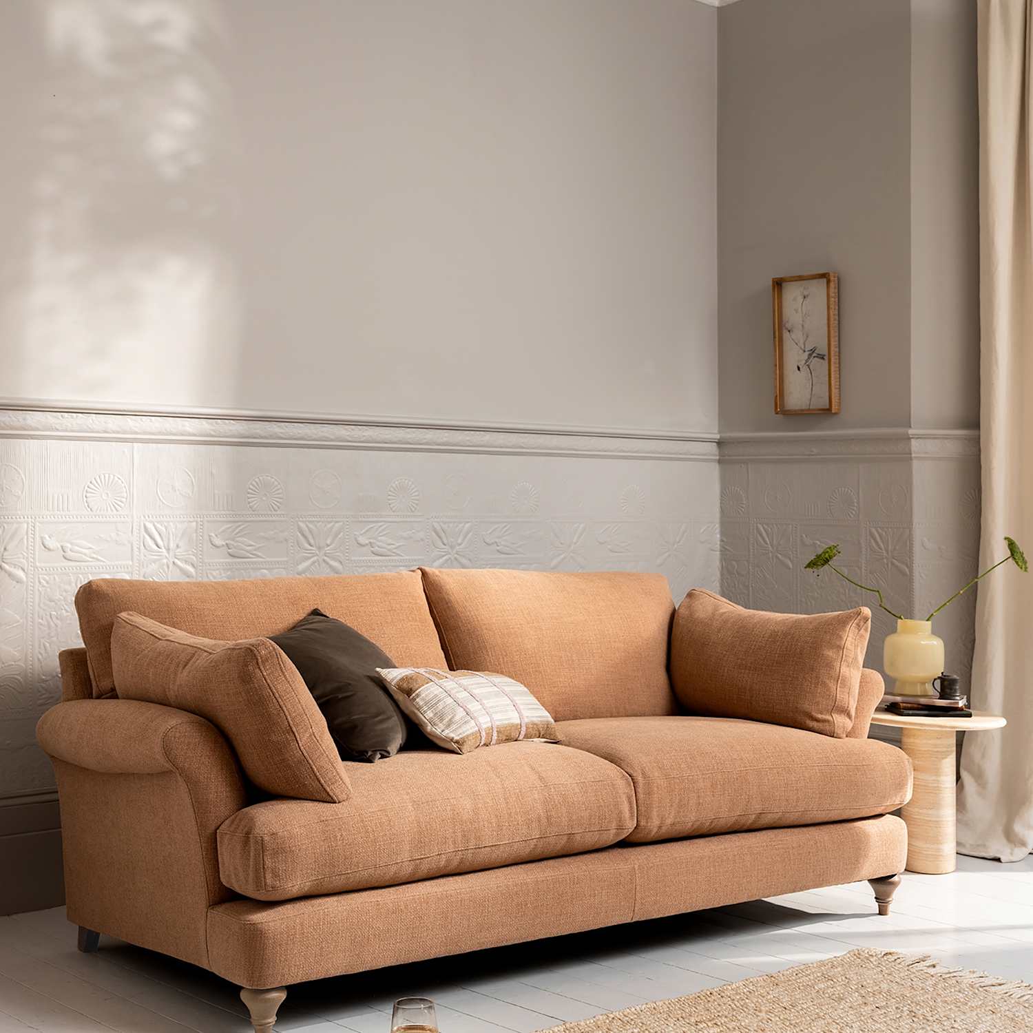 Barker And Stonehouse Isla 3 Seater Sofa - Tan - Available at M&S