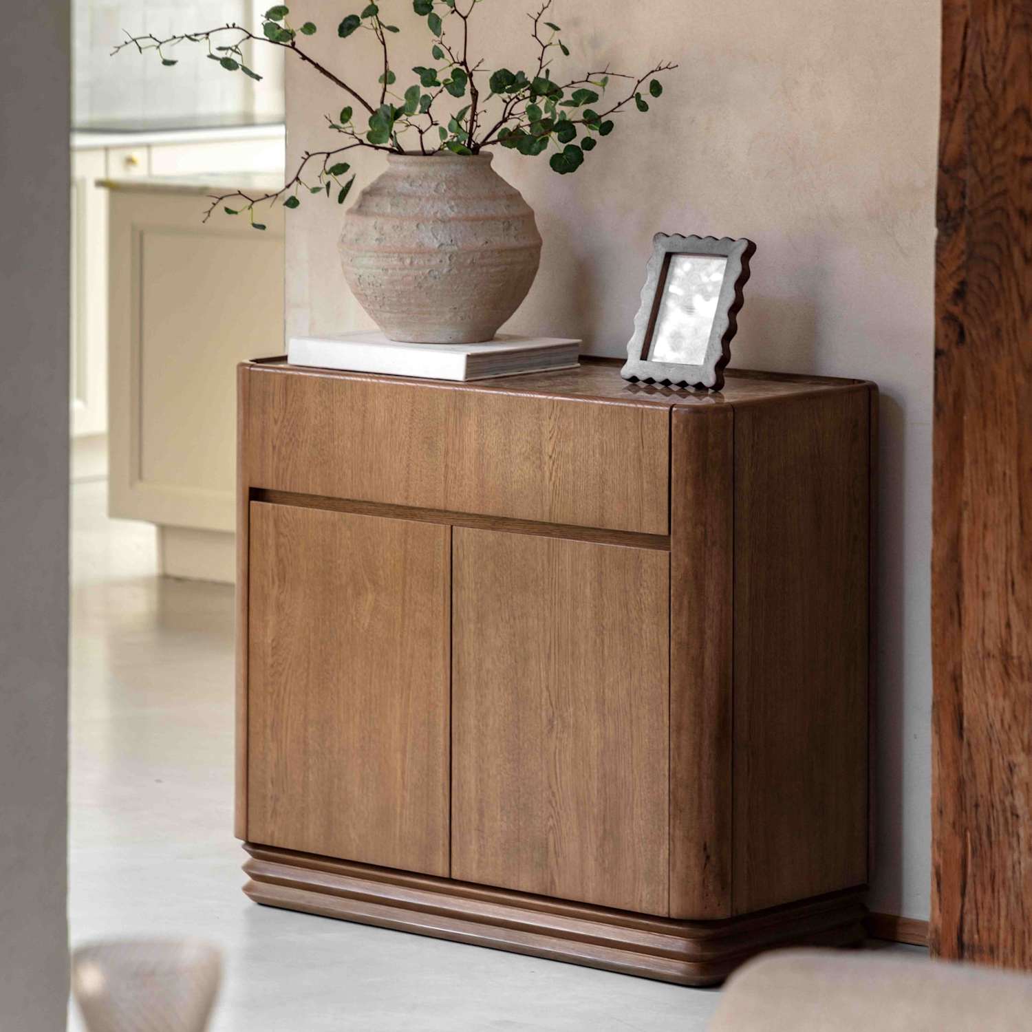 Gallery Direct Dempsey 2 Door Small Sideboard - Brown - Available at M&S