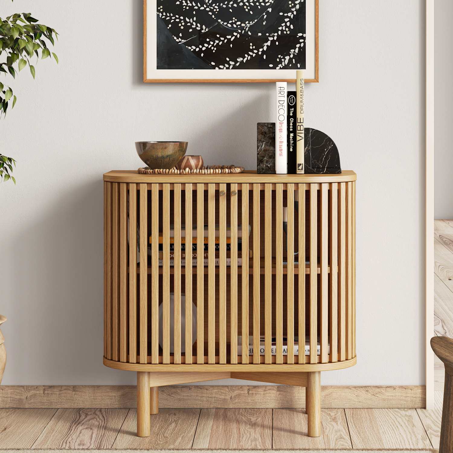 Corndell Soho Small Cupboard - Natural - Available at M&S