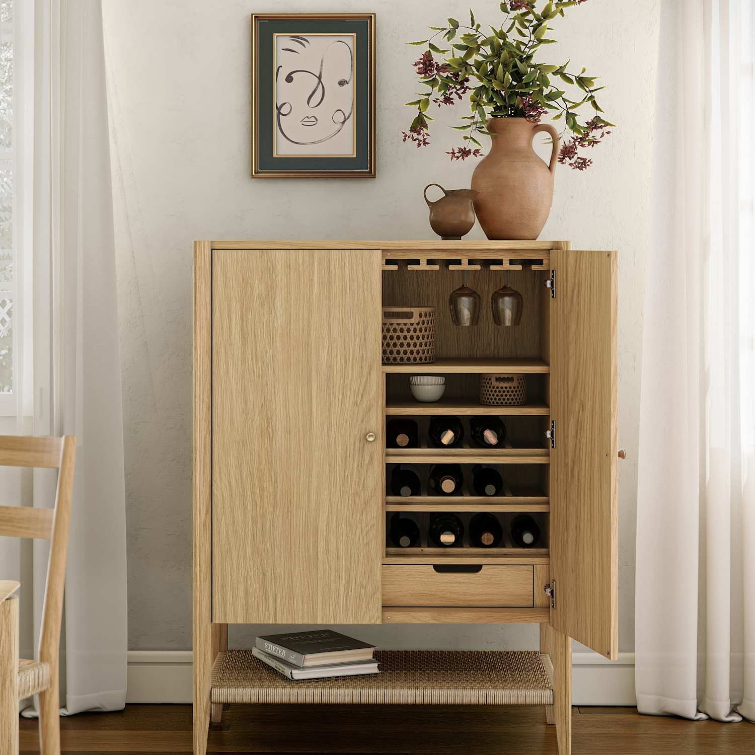Corndell Sicily Bar Unit - Natural - Available at M&S