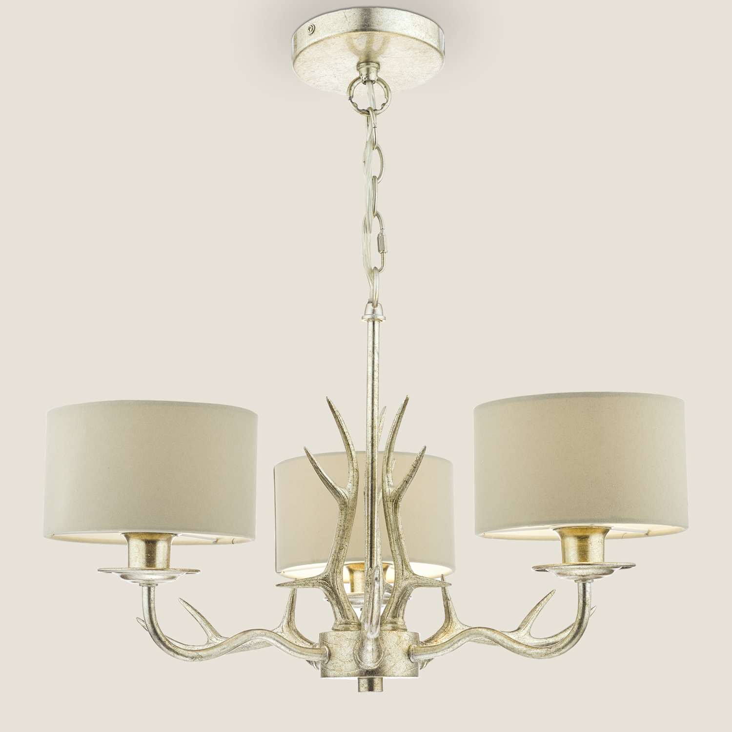 Laura Ashley Mulroy Pendant Light - Cream - Available at M&S