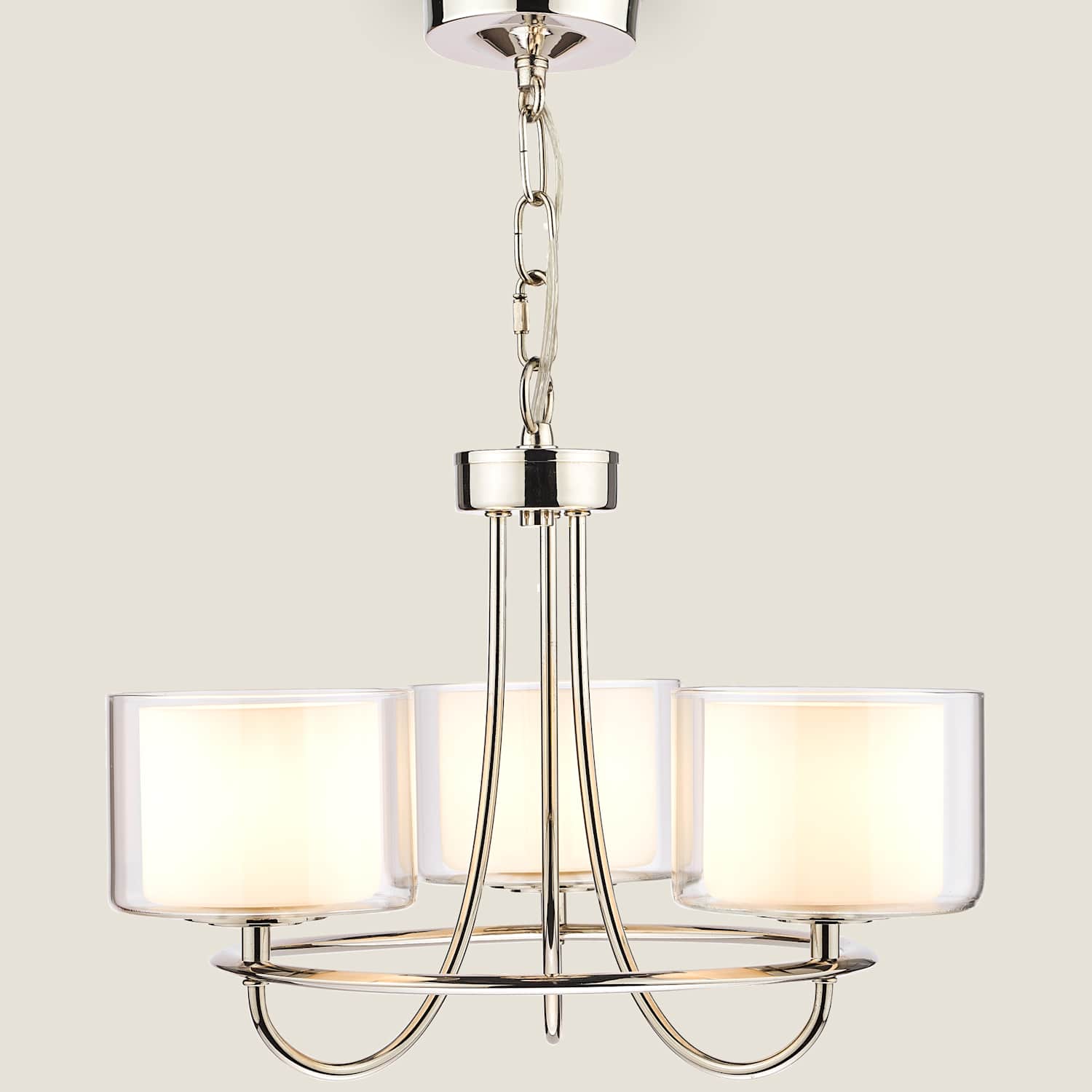 Laura Ashley Southwell Pendant Light - Silver - Available at M&S