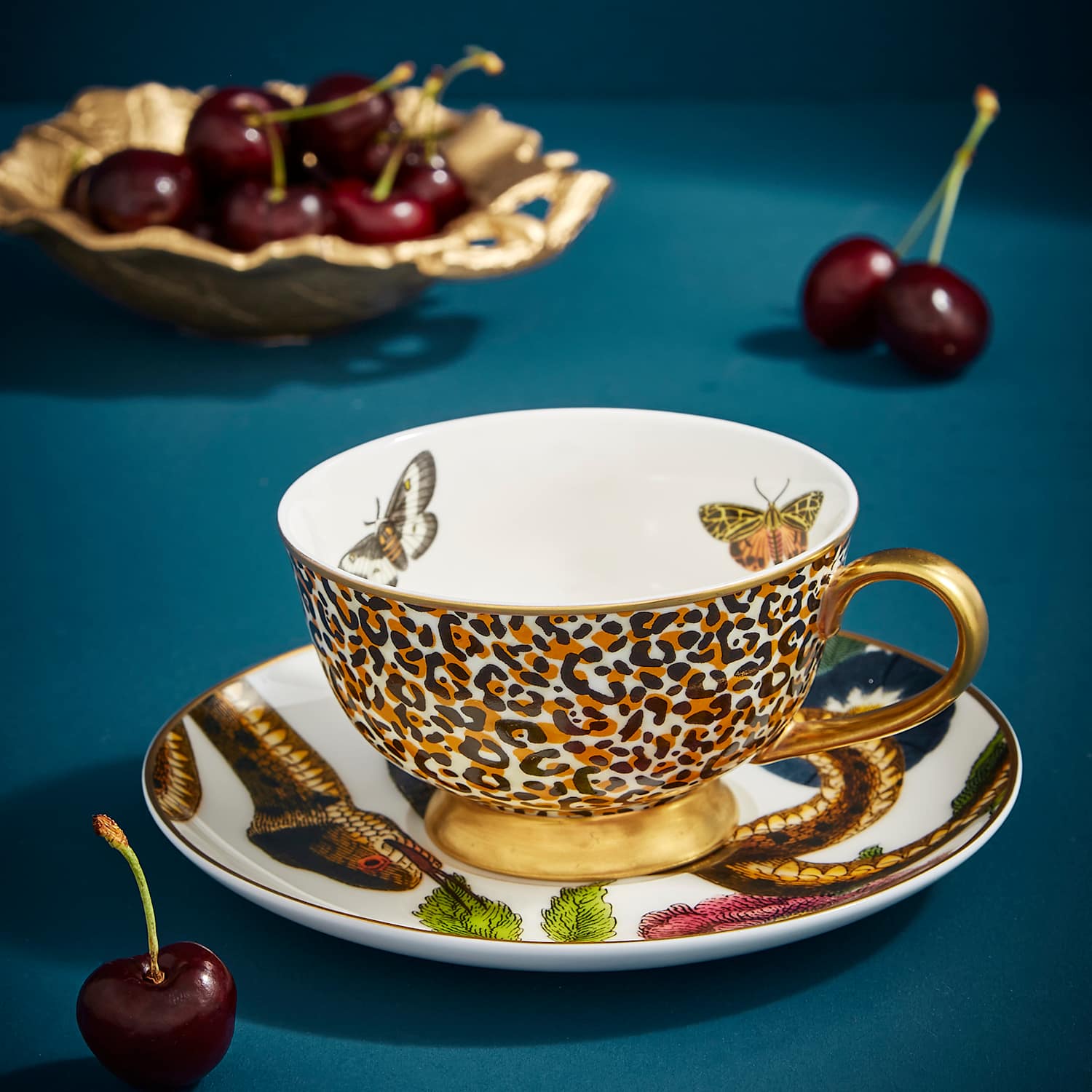 Spode Creatures of Curiosity Cup & Saucer - Multi - Available at M&S