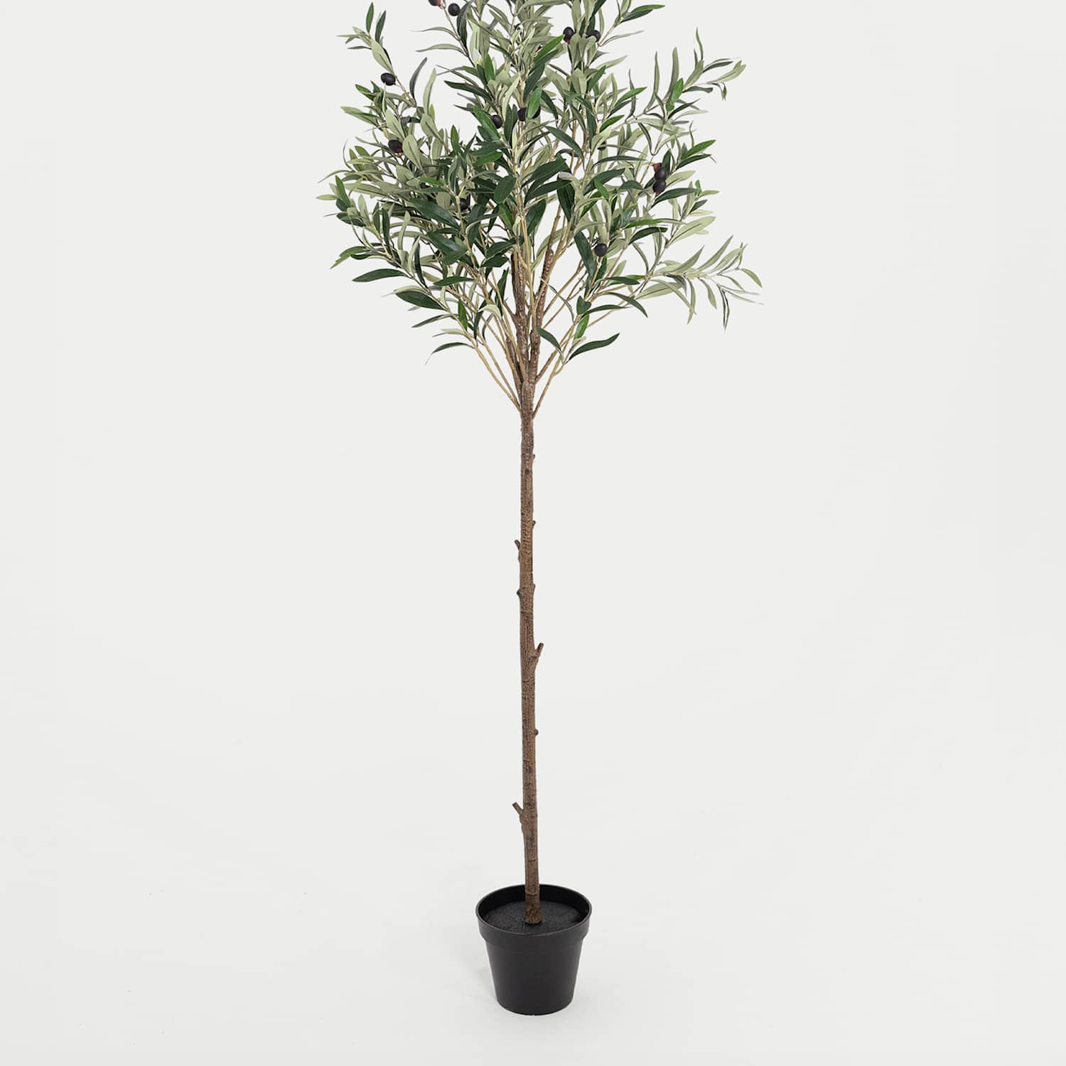 Blooming Artificial 4.5ft Artificial Mediterranean Olive Tree - Green - Available at M&S