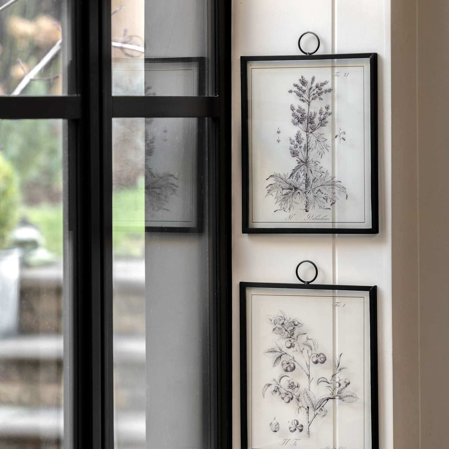 Gallery Direct Set of 2 Petiole Framed Art - Black - Available at M&S