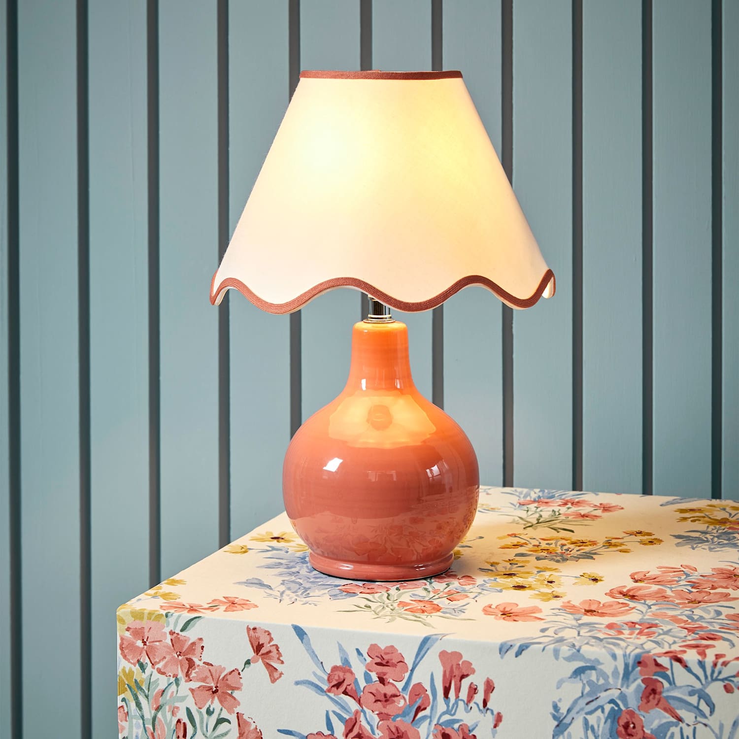 Laura Ashley Bramhope Table Lamp - Brown - Available at M&S