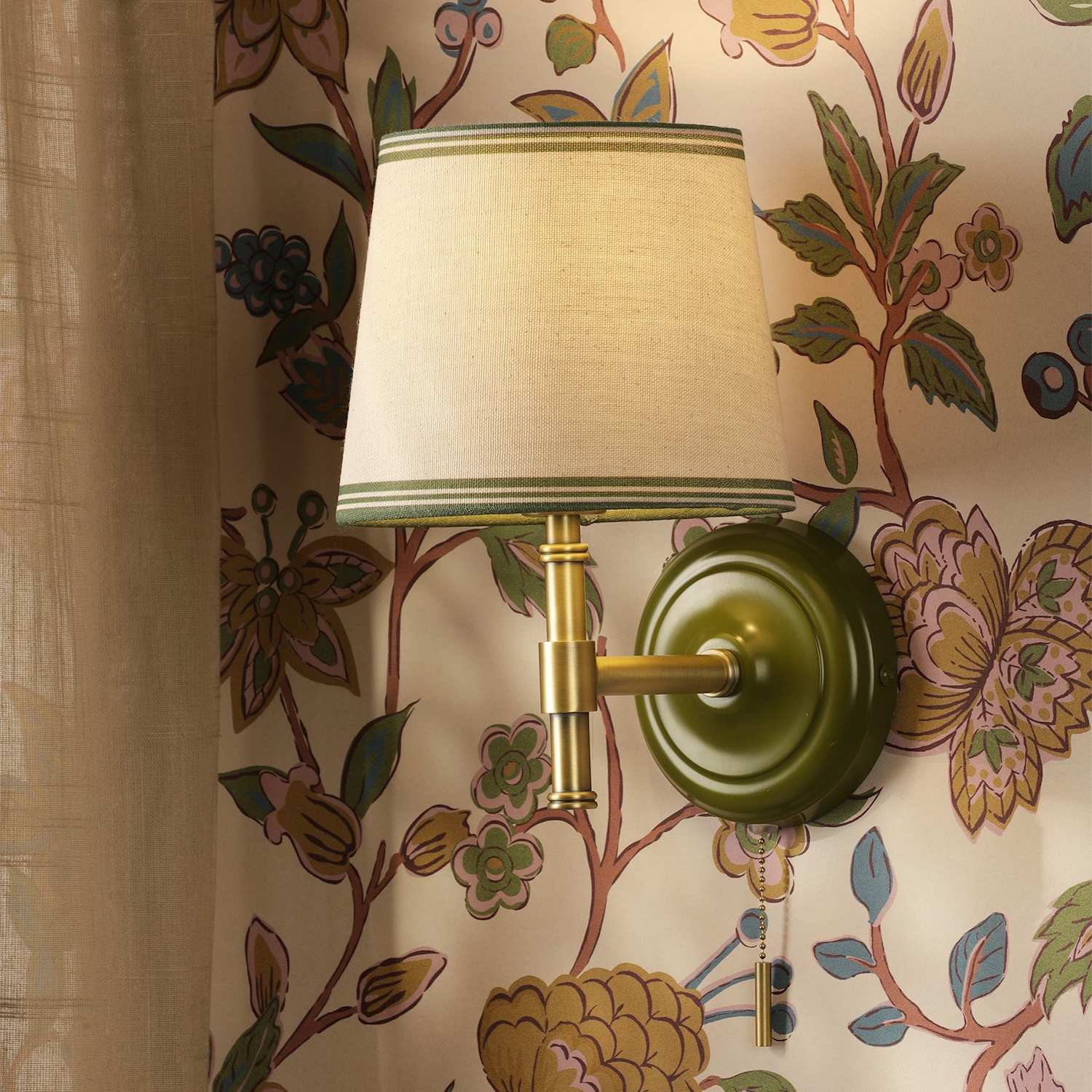 Joules Home Lighting Upton Metal Wall Light - Antique Brass - Available at M&S