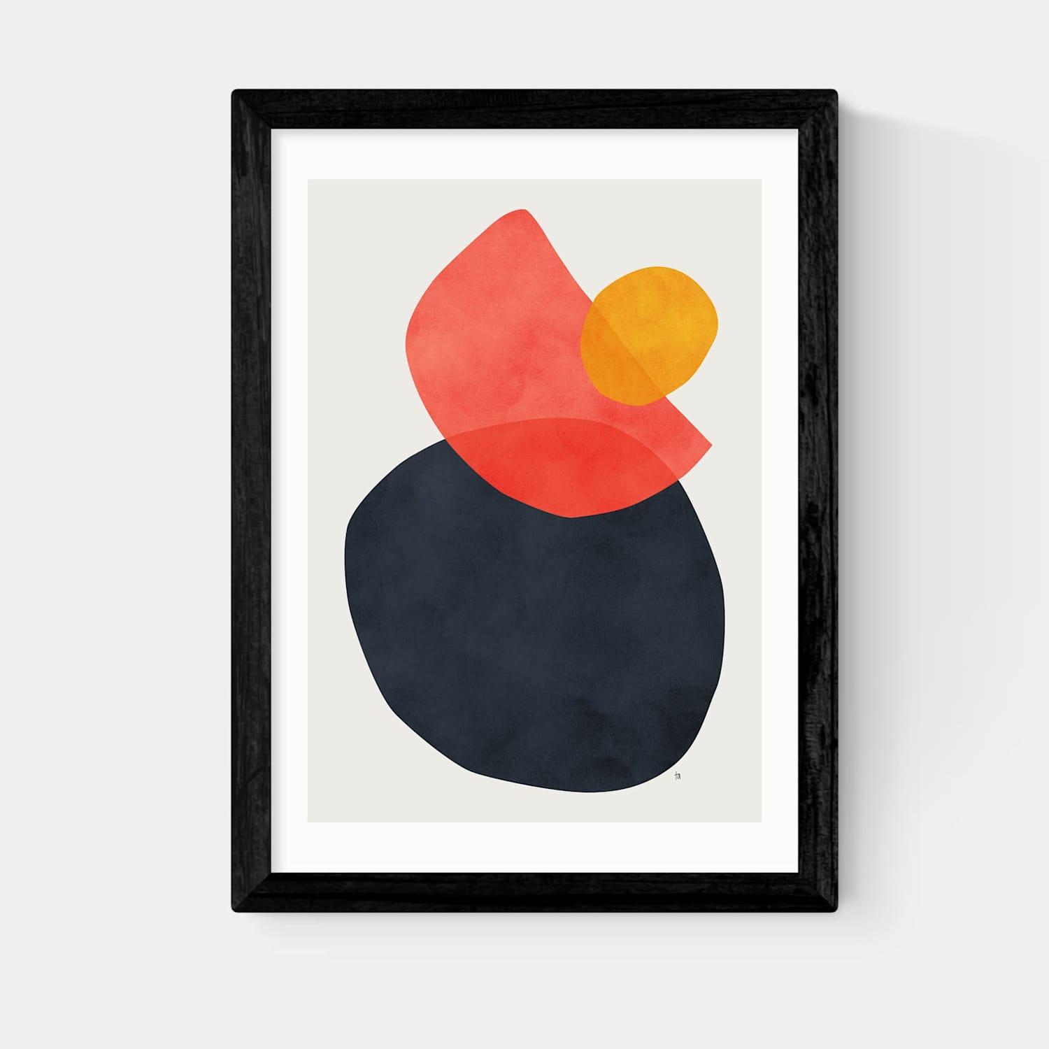East End Prints Balance Framed Art - A1 - Black - Available at M&S