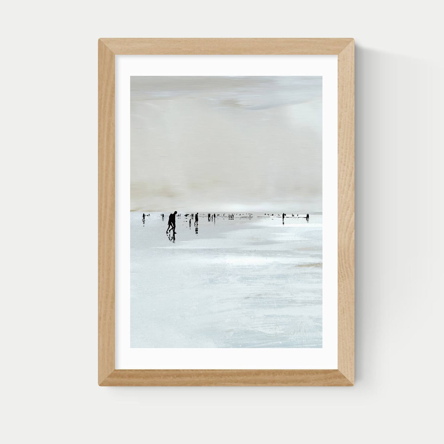 East End Prints Beachy Landscape Rectangle Framed Art - A2 - Natural - Available at M&S