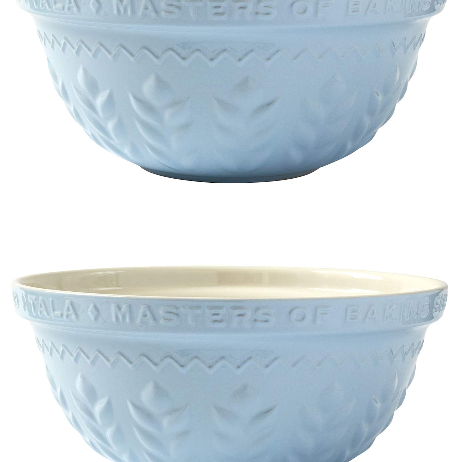 Tala Set of 2 Stoneware 30cm Mixing Bowls - Blue - Available at M&S