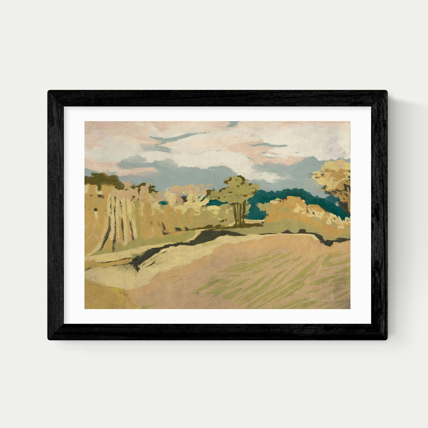 East End Prints Cornwall Light Framed Art Print - A3 - Black - Available at M&S