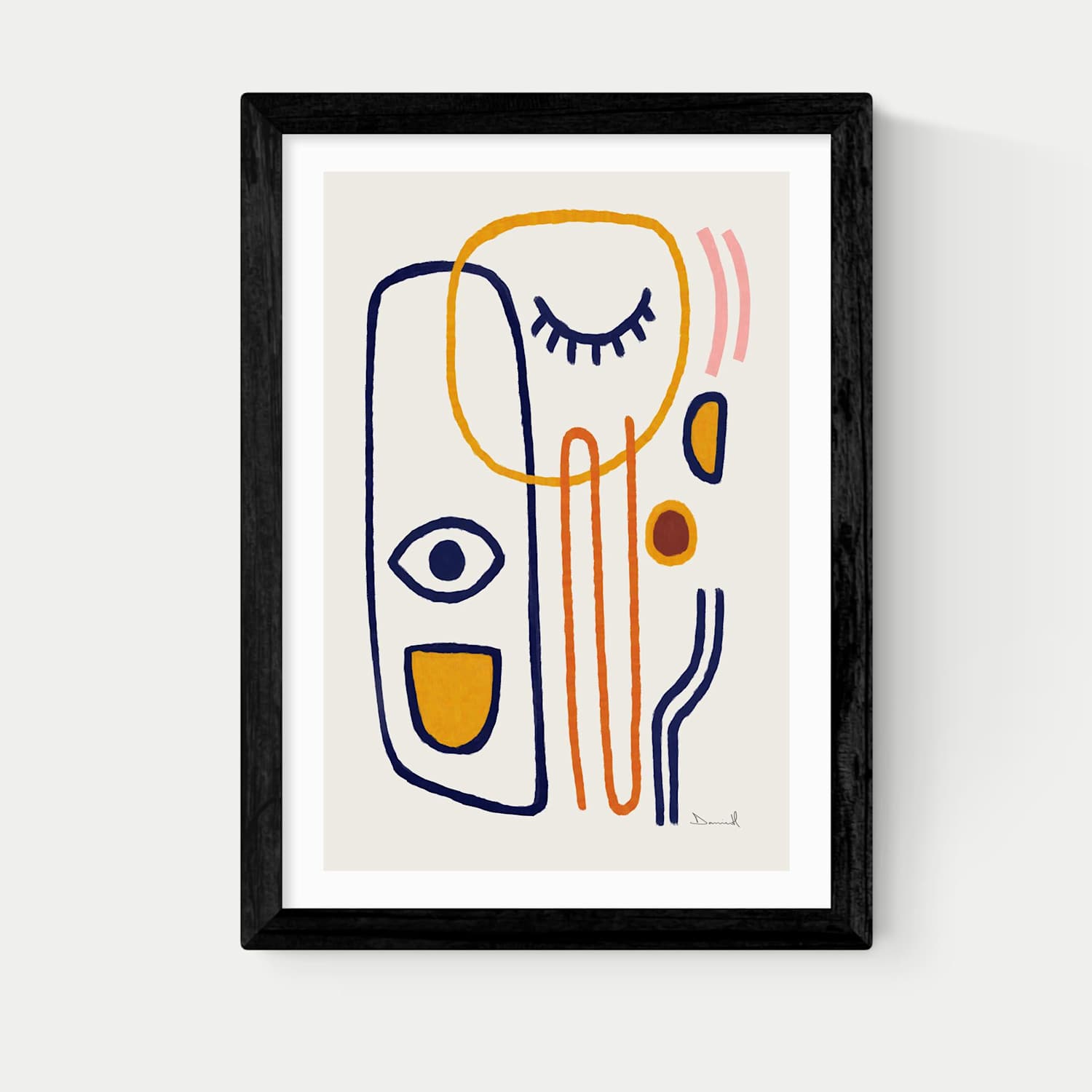 East End Prints Feel Good Framed Art - A1 - Black - Available at M&S
