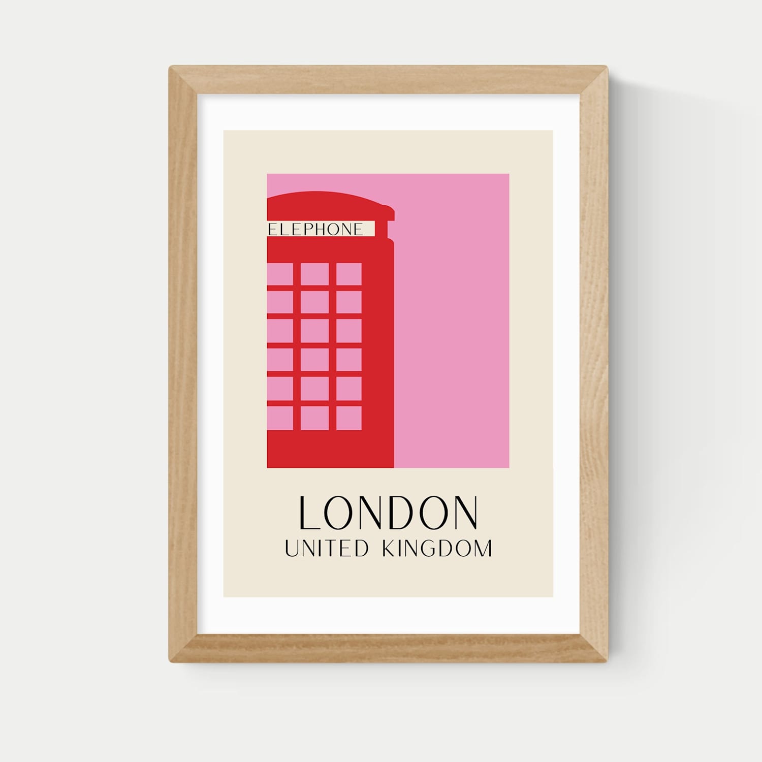 East End Prints London Framed Art - A1 - Natural - Available at M&S
