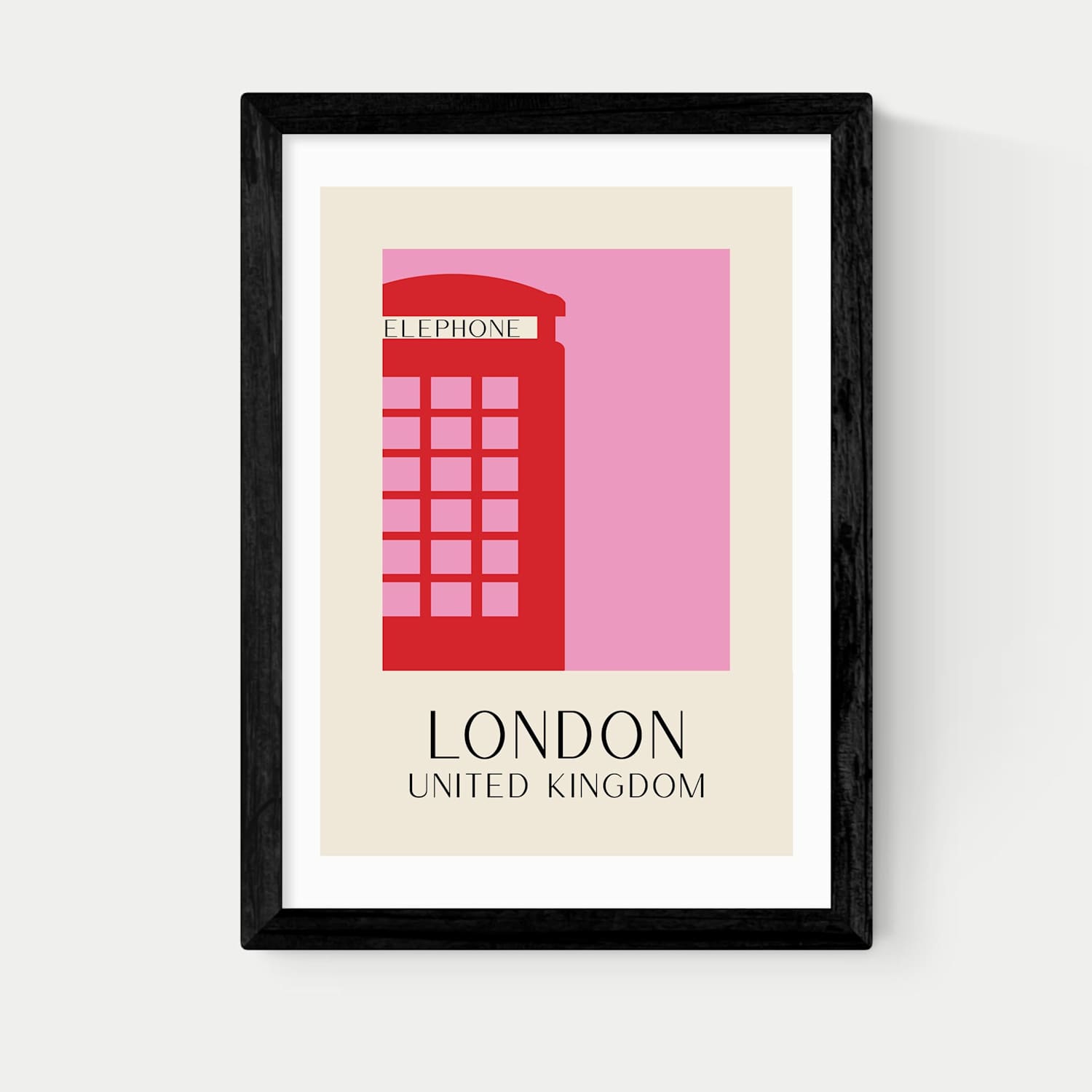 East End Prints London Framed Art - A1 - Black - Available at M&S