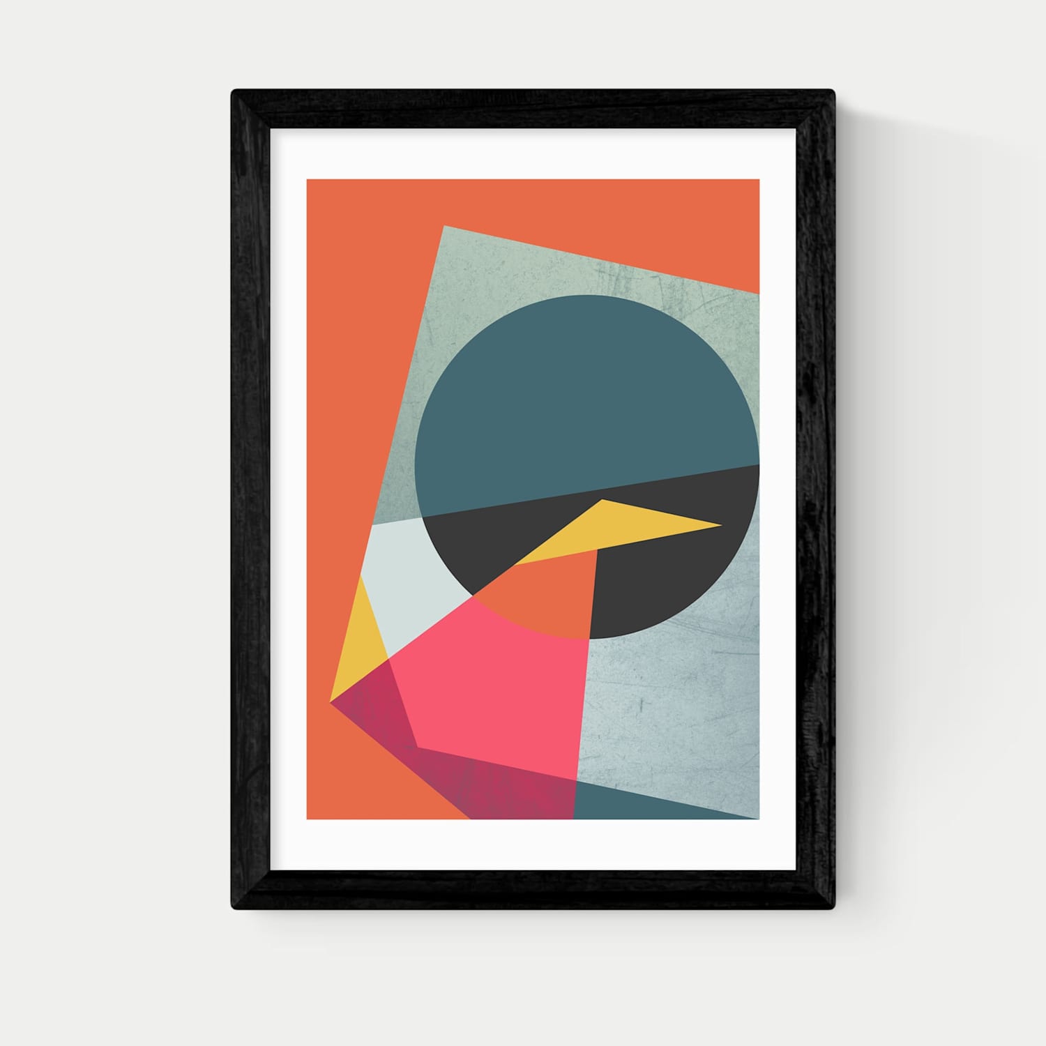 East End Prints Graphic 2 Framed Art Print - A3 - Black - Available at M&S