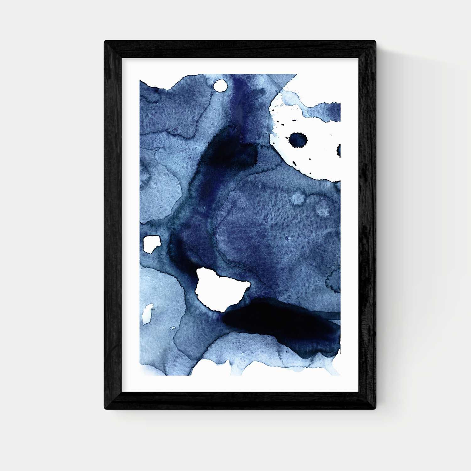 East End Prints Ink Framed Art Print - A1 - Black - Available at M&S