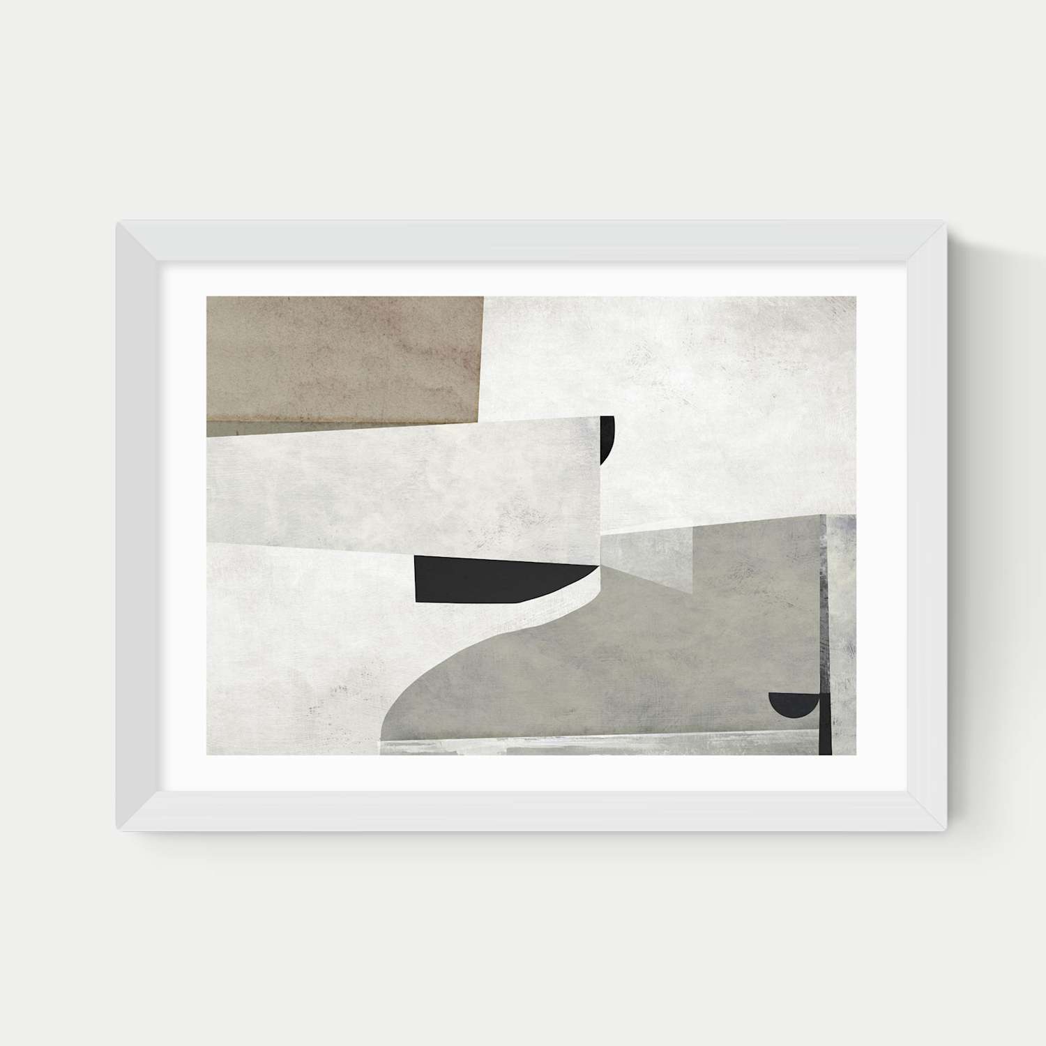 East End Prints Priory Framed Art Print - A1 - White - Available at M&S