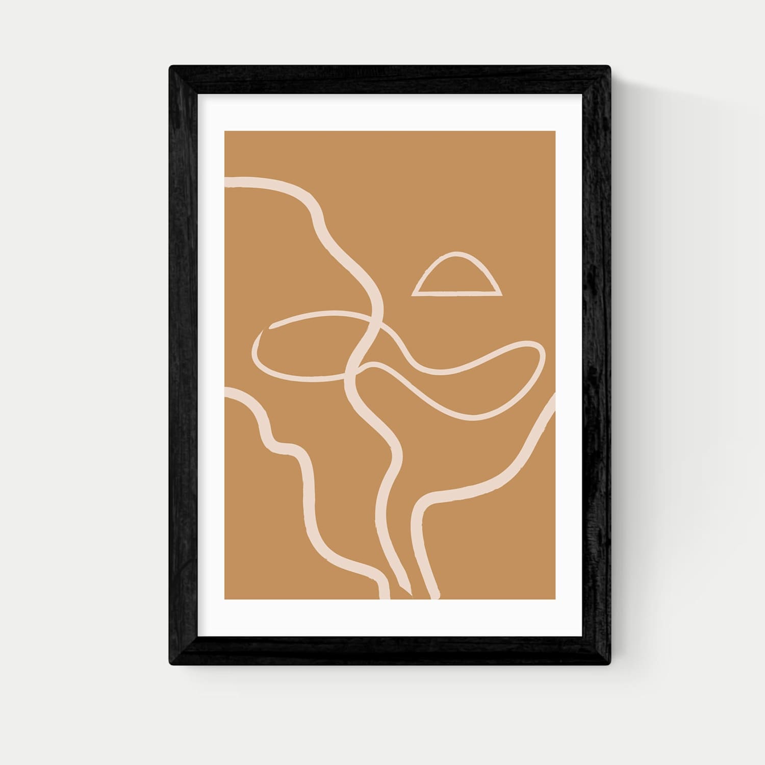 East End Prints The Line Framed Art - A1 - Black - Available at M&S