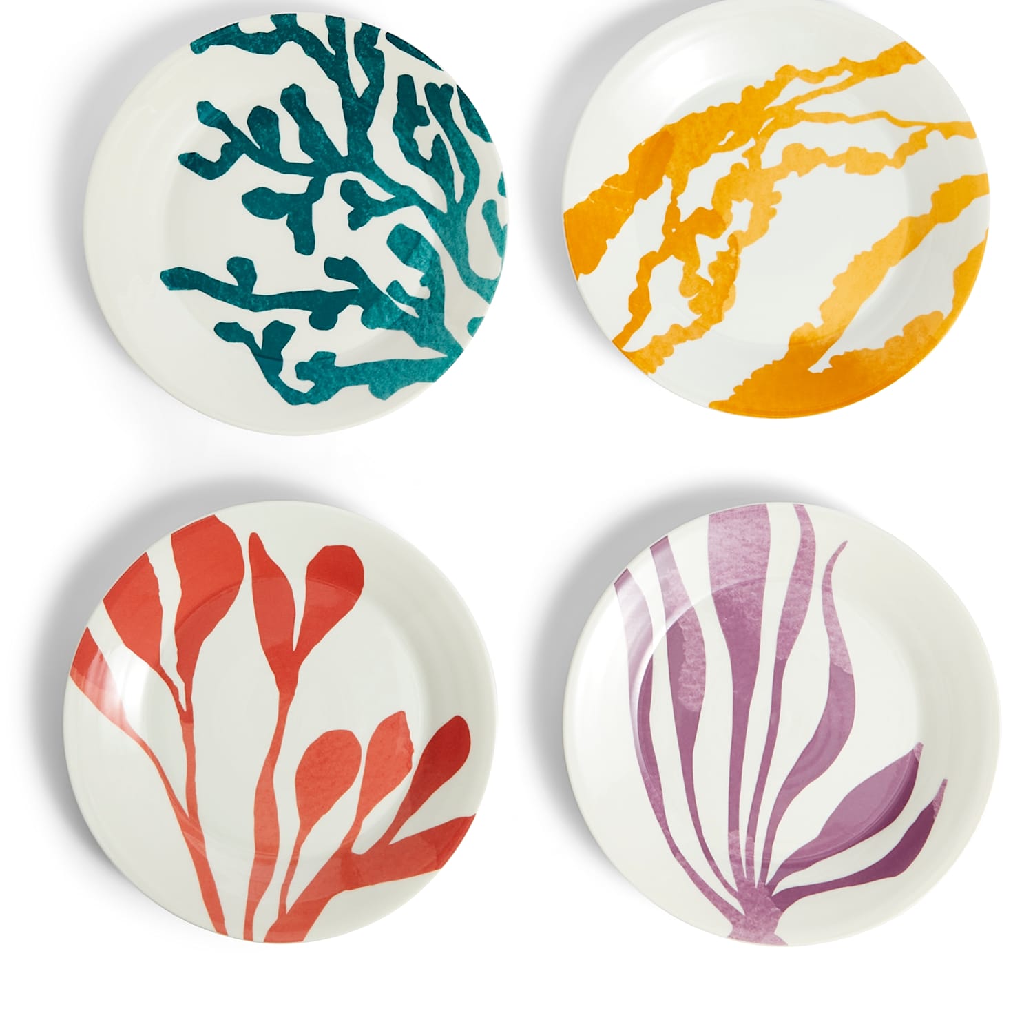 Royal Doulton Set of 4 1815 Bright Porcelain Dinner Plates - Multi - Available at M&S