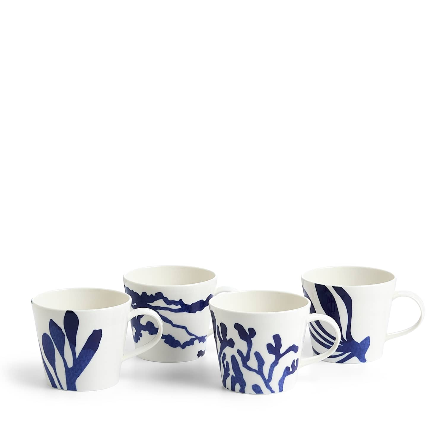 Royal Doulton Set of 4 1815 Pacific Mugs - Blue Mix - Available at M&S