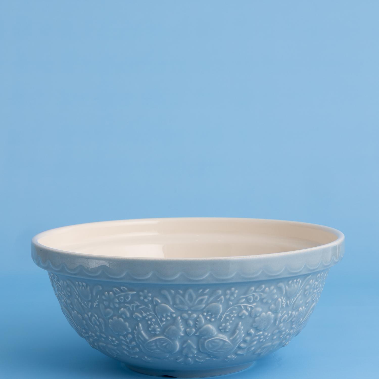 Mason Cash Home to Roost 26cm Mixing Bowl - Blue - Available at M&S