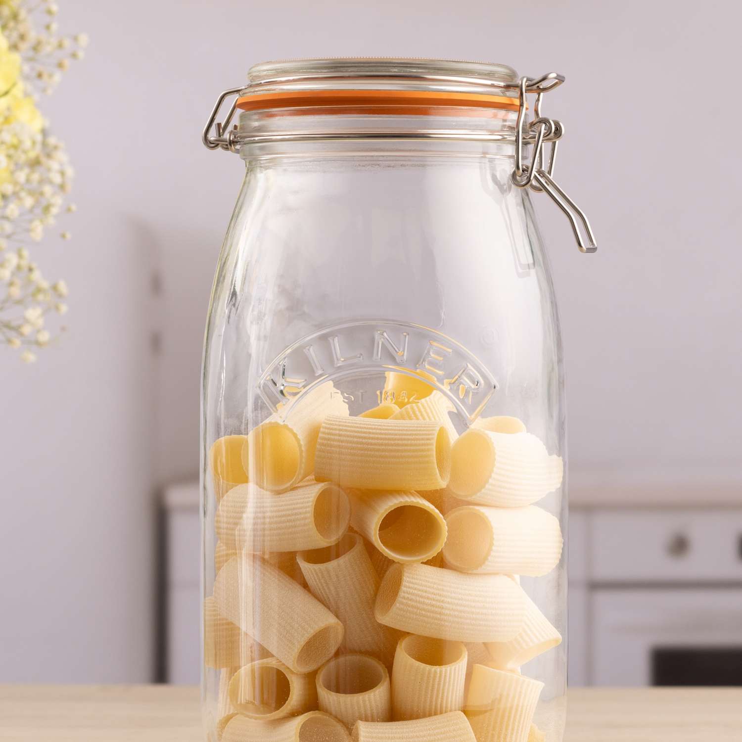 Kilner Set of 2 Round 3 Litre Clip Top Jars - Clear - Available at M&S