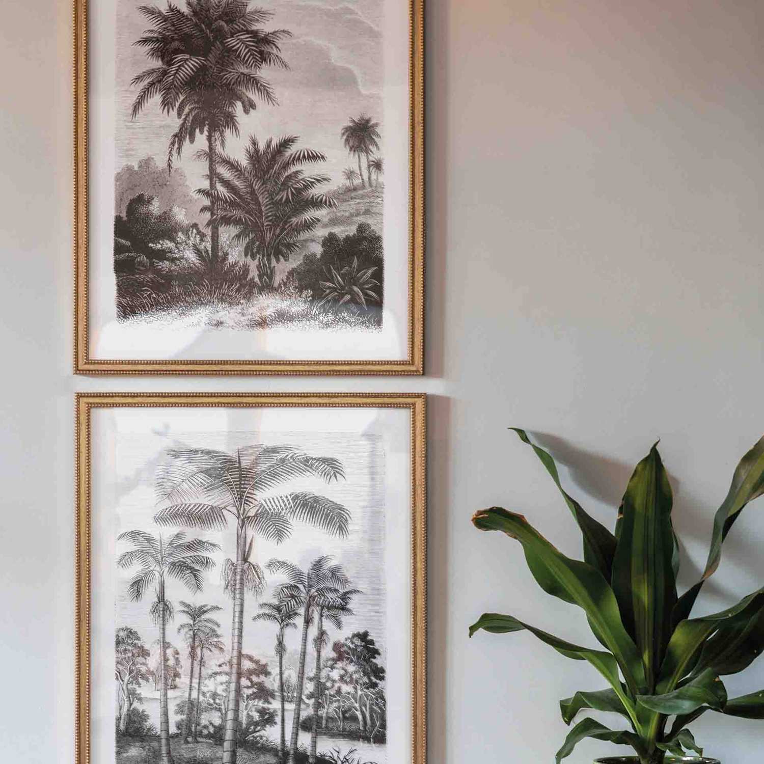 Gallery Direct Set of 2 Colonial Sketches Rectangle Framed Art - Taupe - Available at M&S