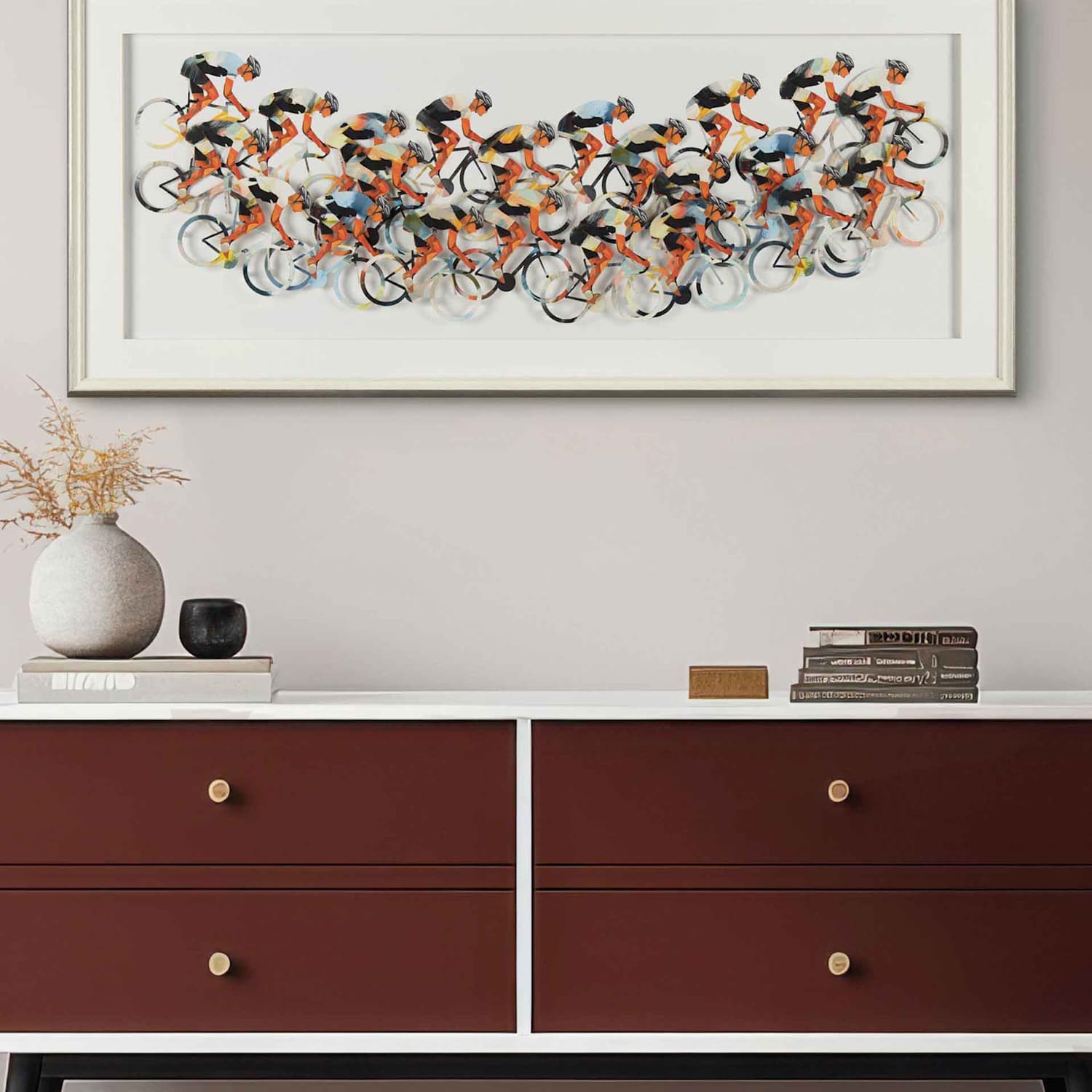 Gallery Direct Peloton Framed Art - Multi - Available at M&S