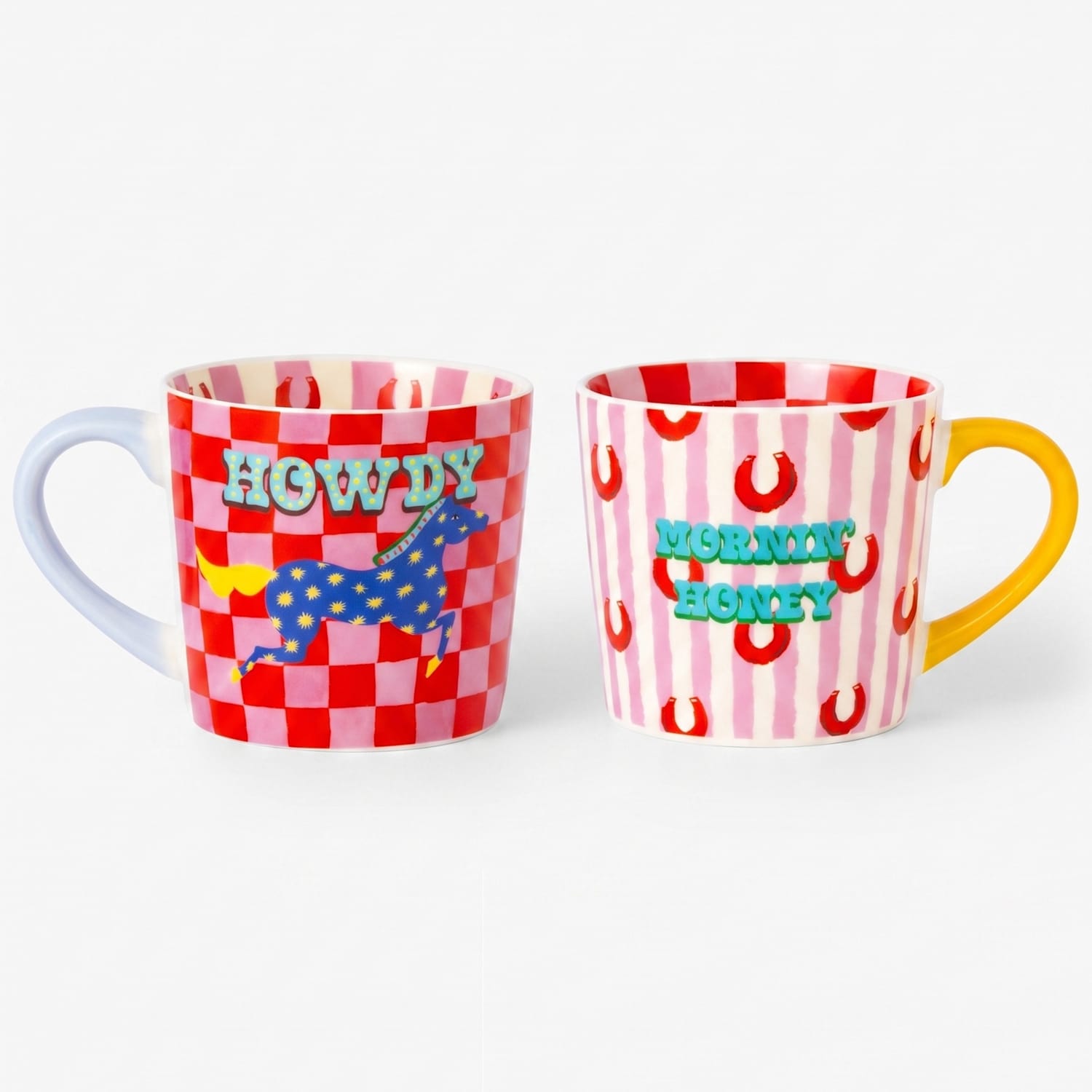 Eleanor Bowmer Set of 2 Howdy Mug & Mornin' Honey Mugs - Multi - Available at M&S