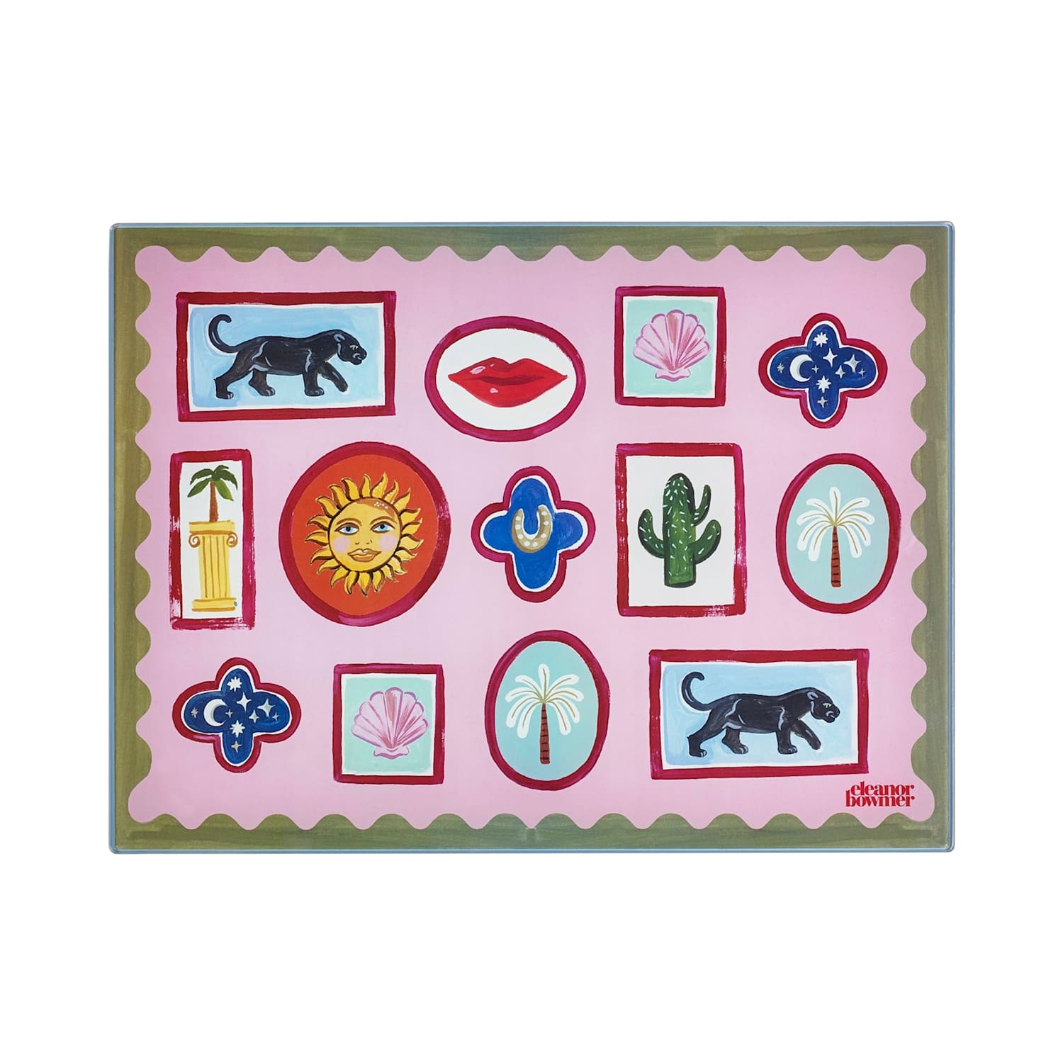 Eleanor Bowmer Printed Spoon Rest & Worktop Saver - Multi - Available at M&S