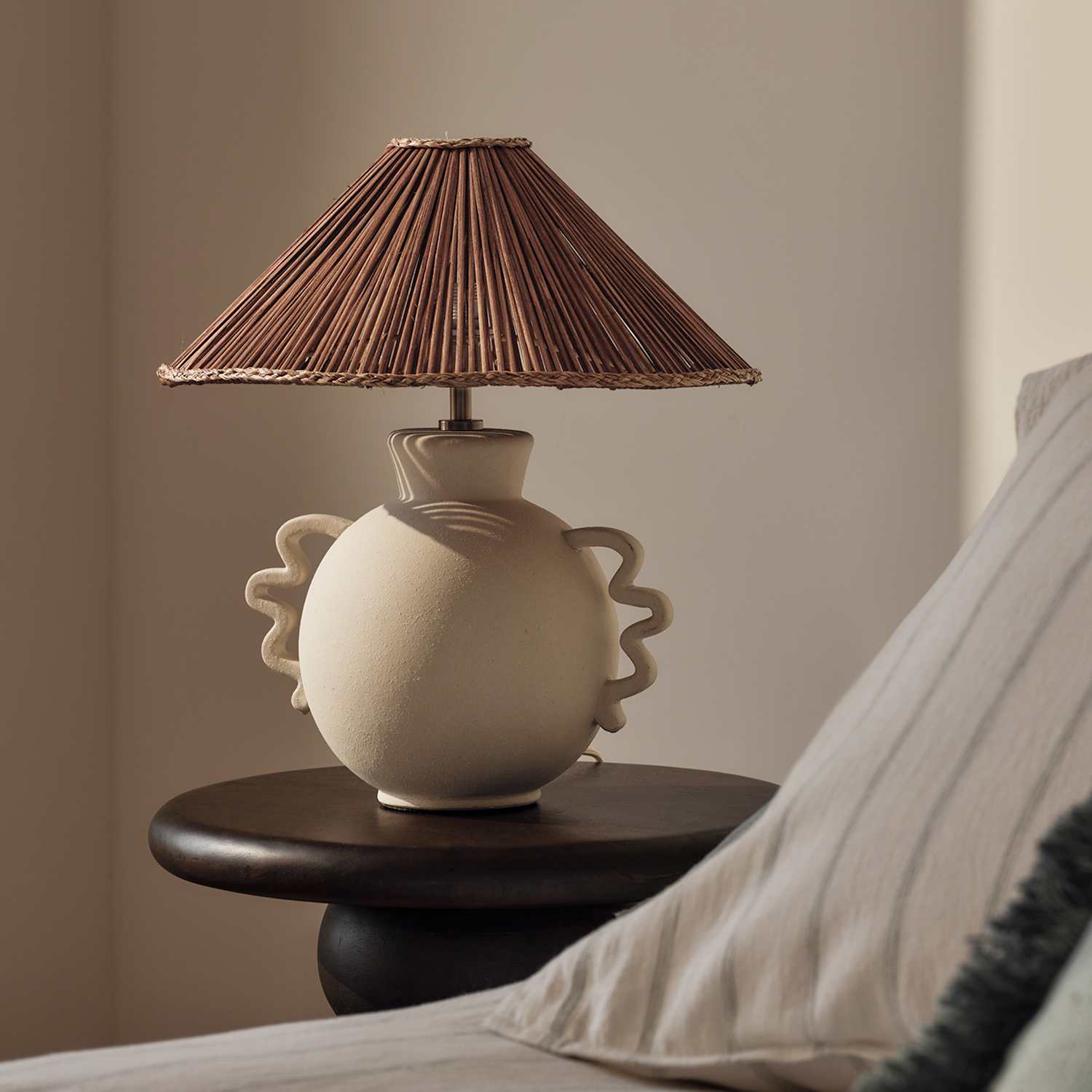 M&S Remi Table Lamp - White