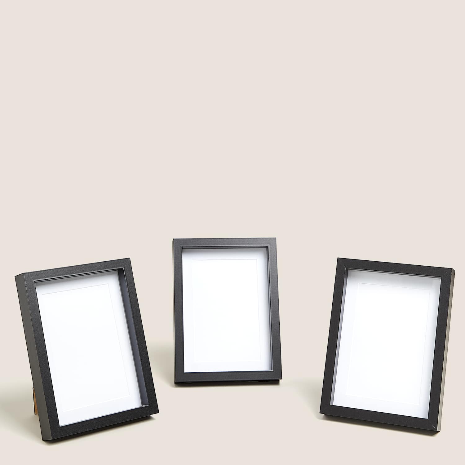 M&S Set of 3 Photo Frames 5x7 inch - Black