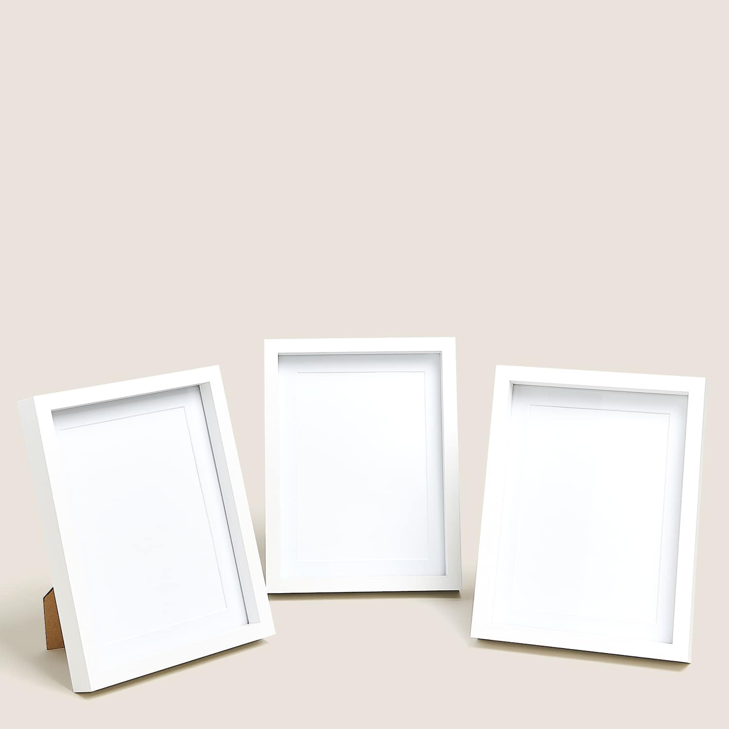 M&S Set of 3 Photo Frames 5x7 inch - White