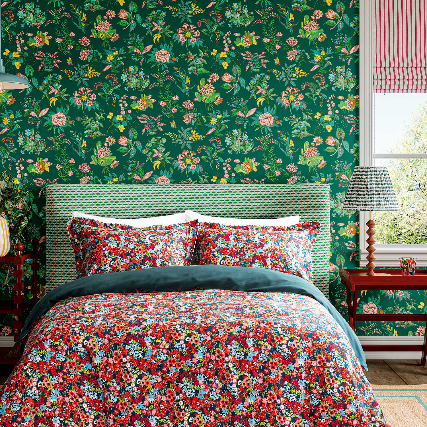 Harlequin Pure Cotton Sateen Wildflower Meadow Bedding Set - Single (3 ft) - Multi - Available at M&S