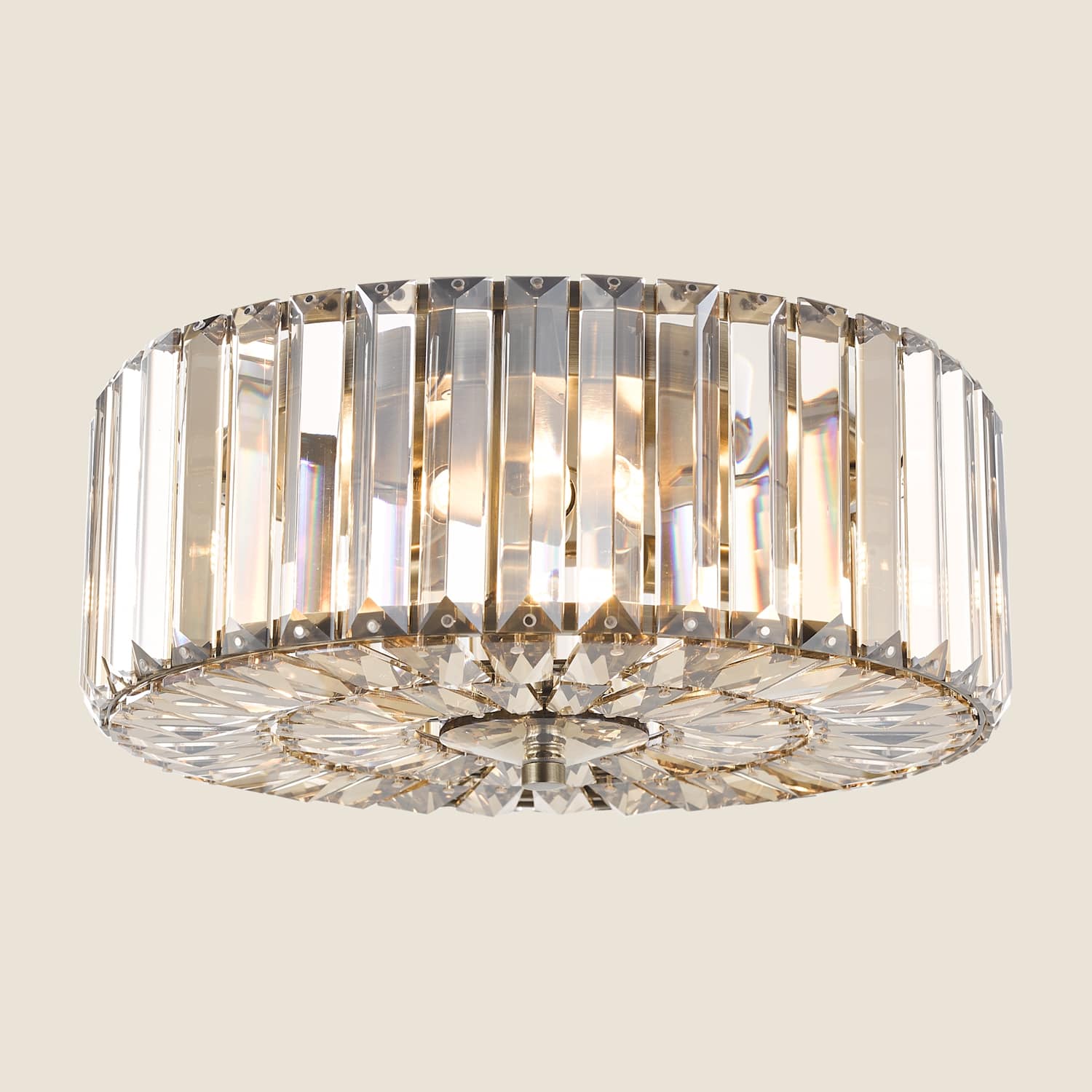 Laura Ashley Fernhurst Ceiling Light - Antique Brass - Available at M&S