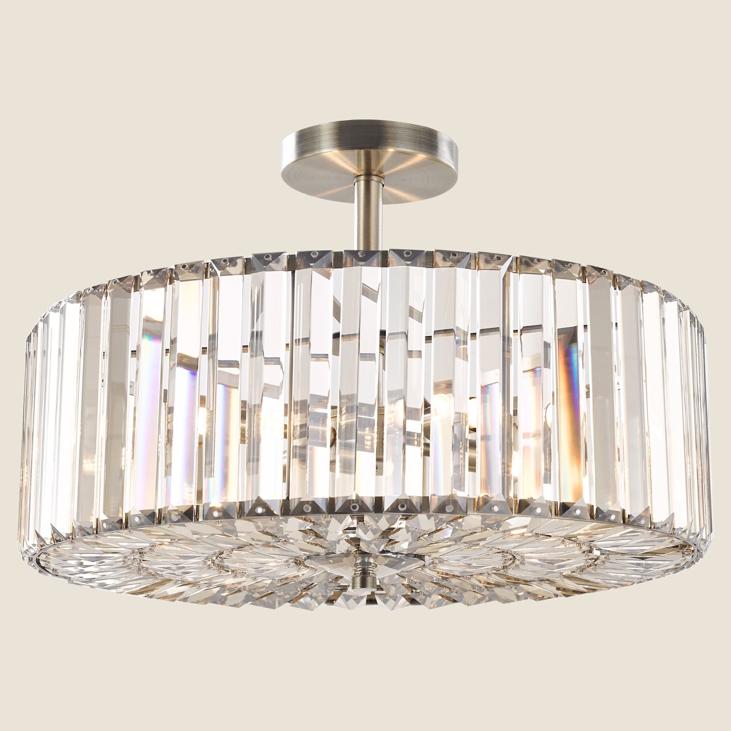 Laura Ashley Fernhurst Multi Ceiling Light - Antique Brass - Available at M&S