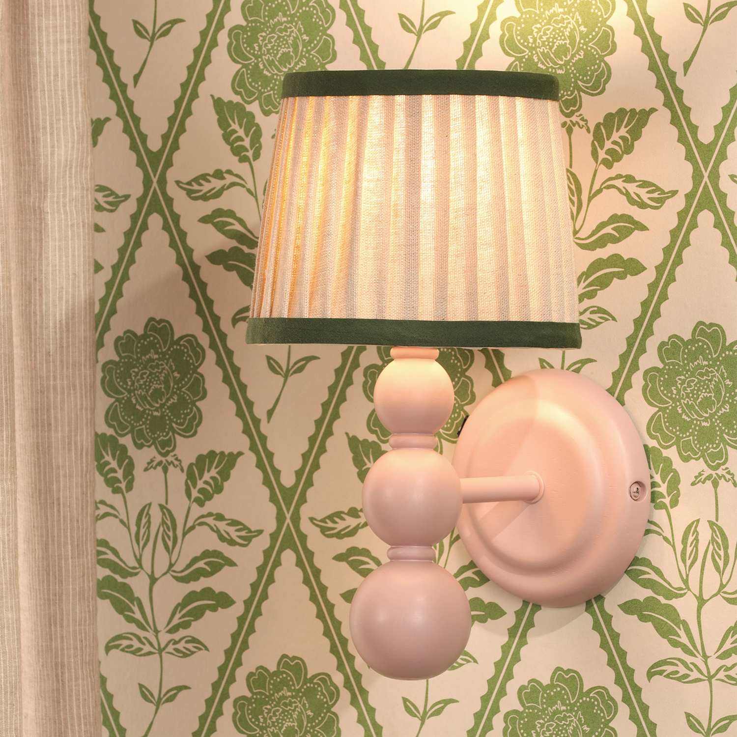 Joules Home Lighting Harewood Wall Light - Natural - Available at M&S